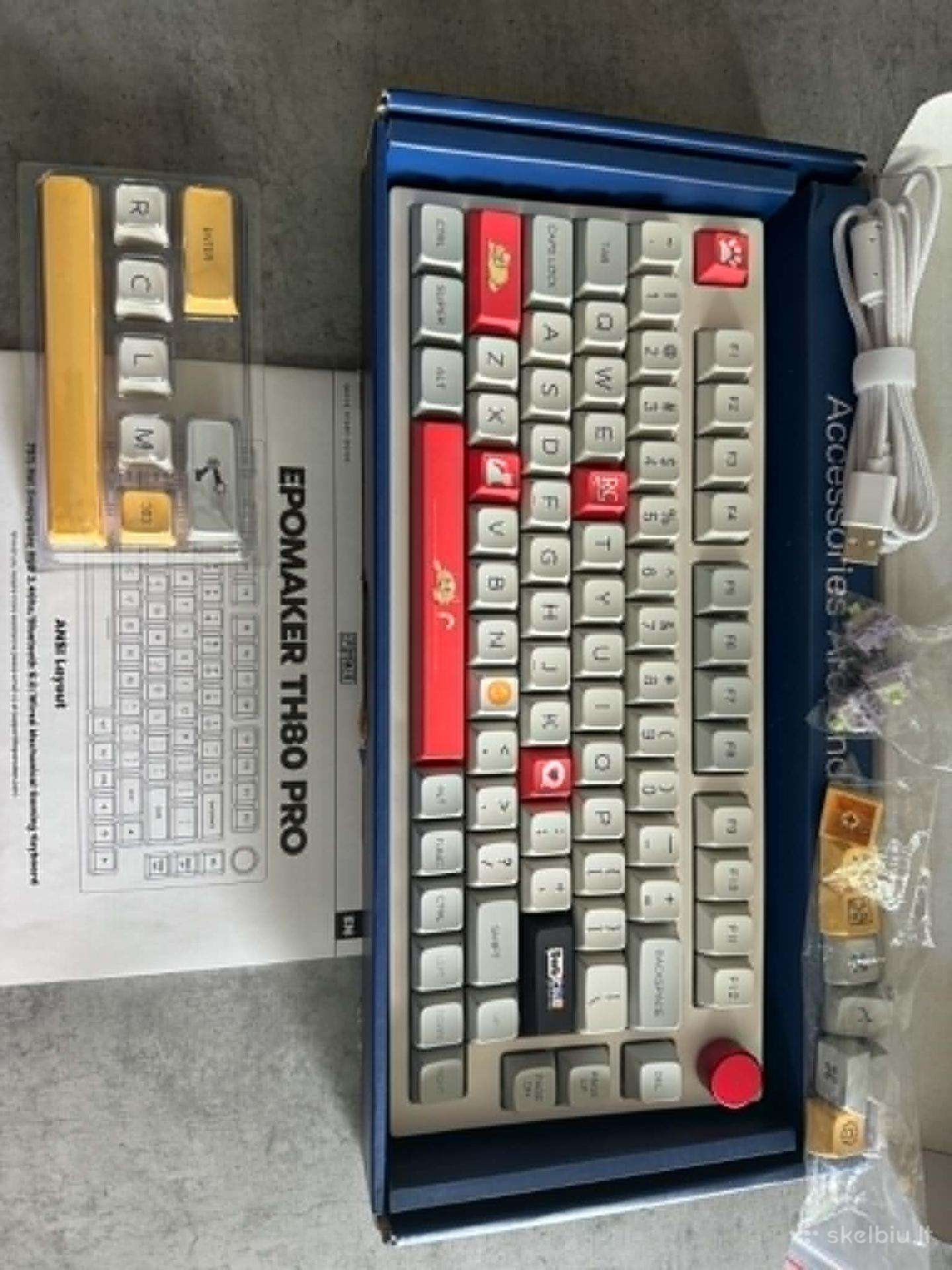 Nauja zaidimu Epomaker Th80 Pro klaviatura