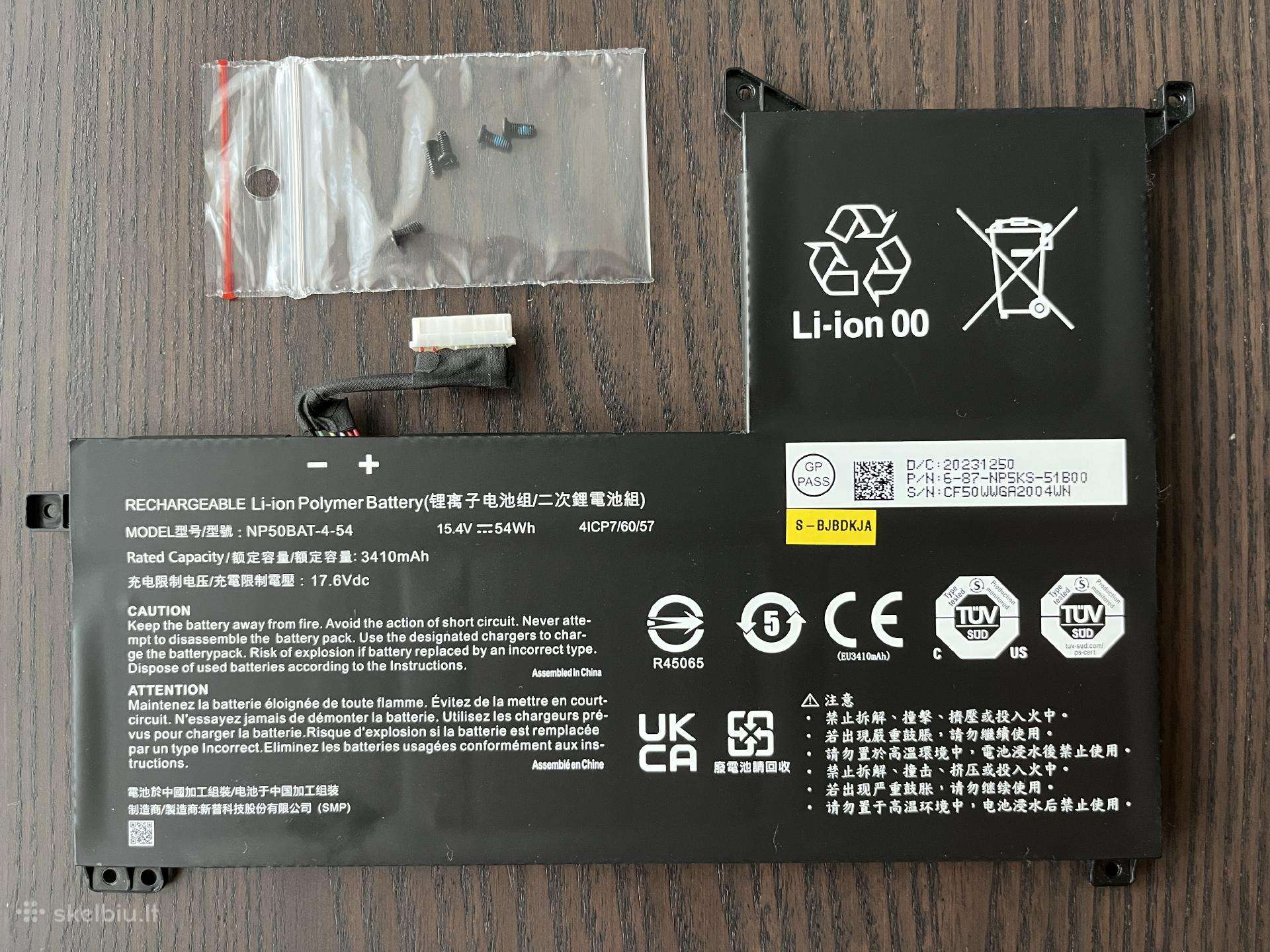 Gigabyte G7ke akumuliatorius Np50bat-4-54