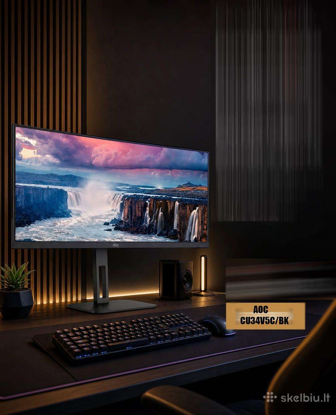 Aoc Cu34v5c monitorius dalimis