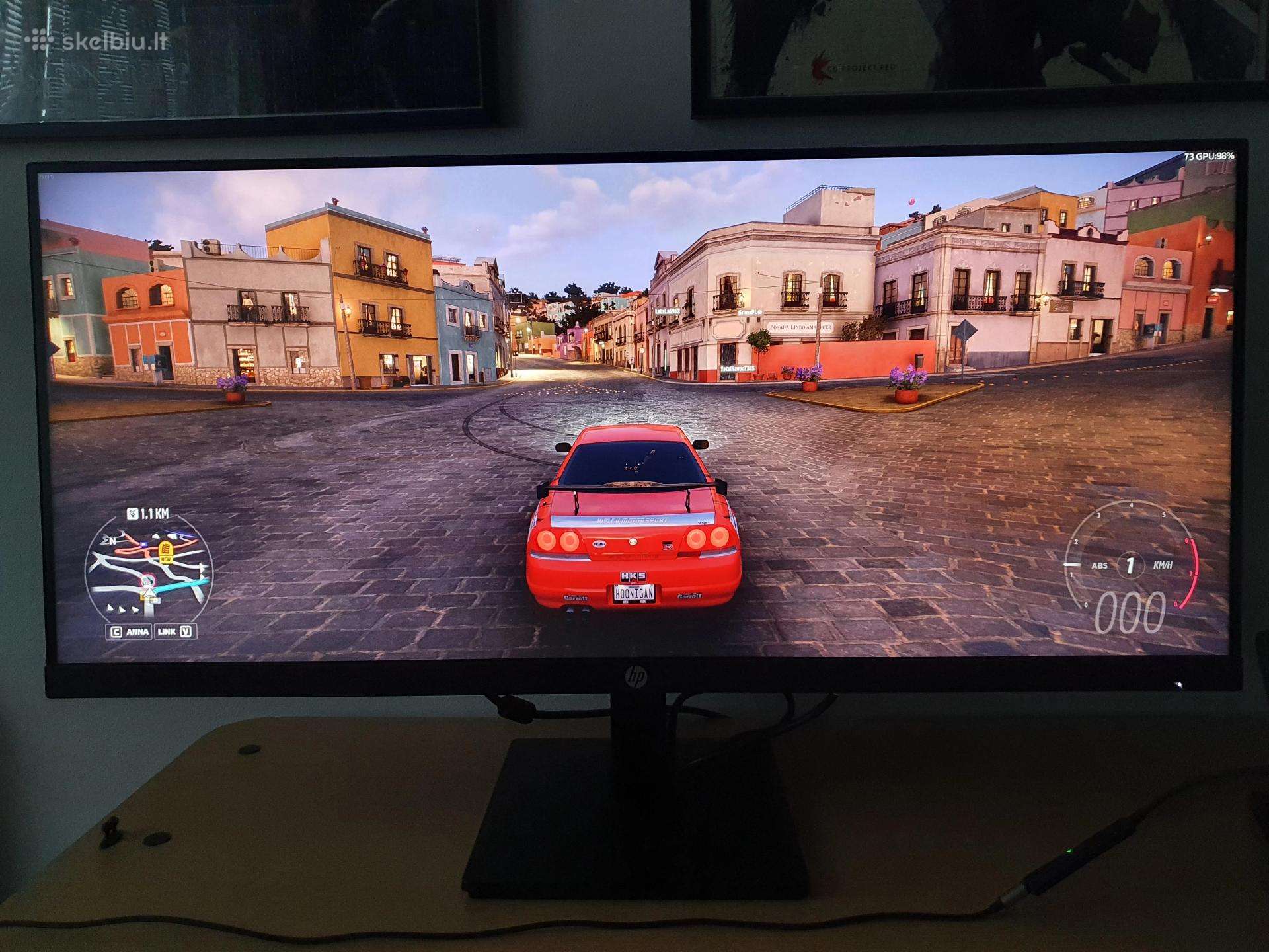 Hp X34 Wqhd 3440 x 1440 Monitorius