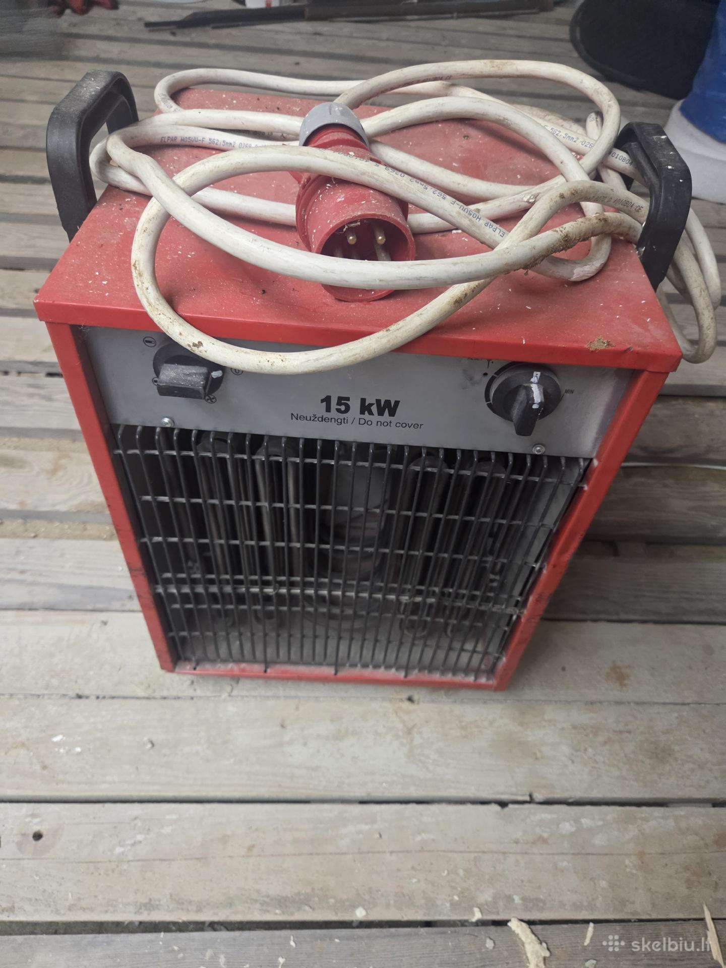 Šildytuvas 15 kw