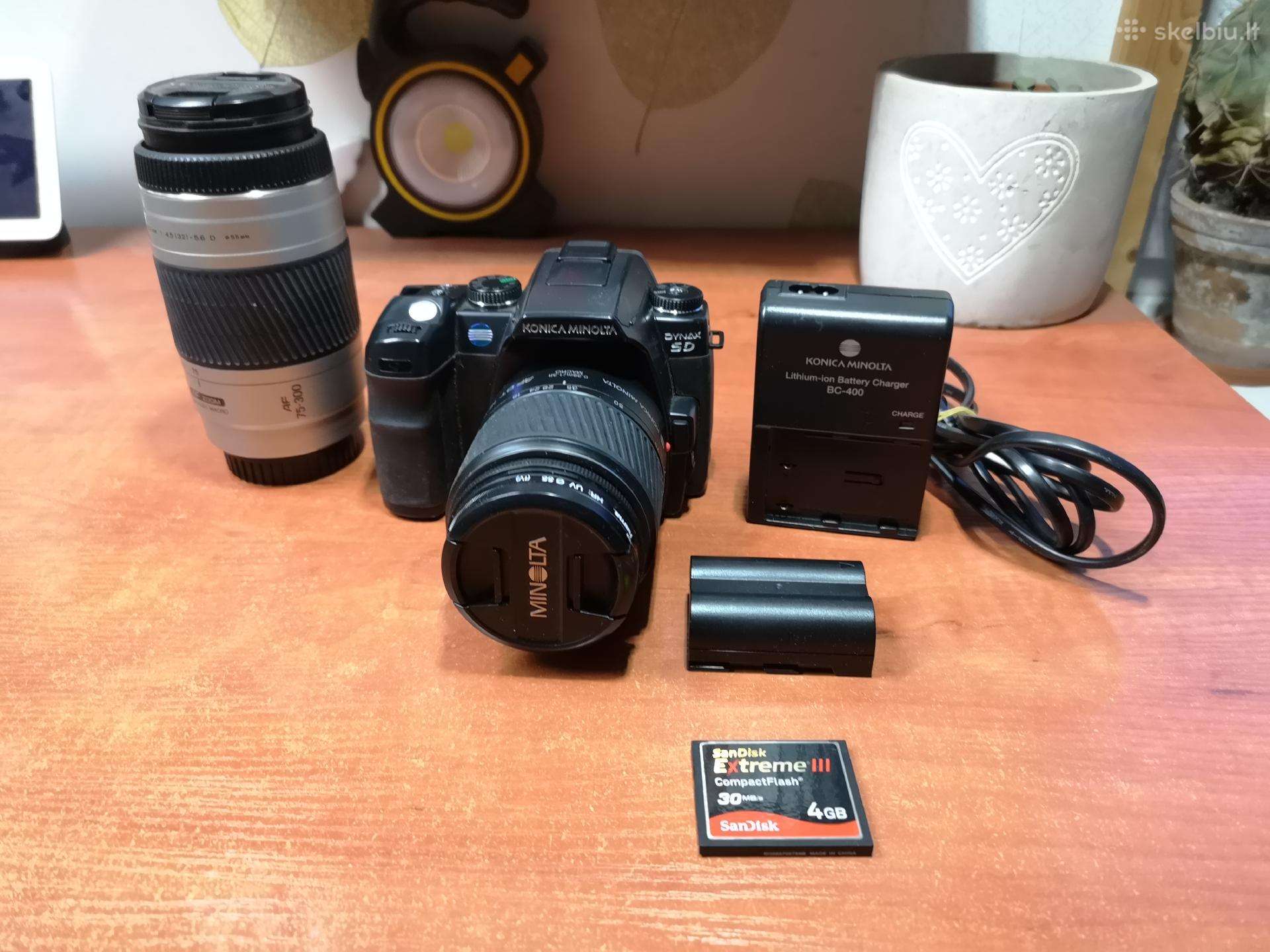 Konica-minolta Dynax 5D rinkinys