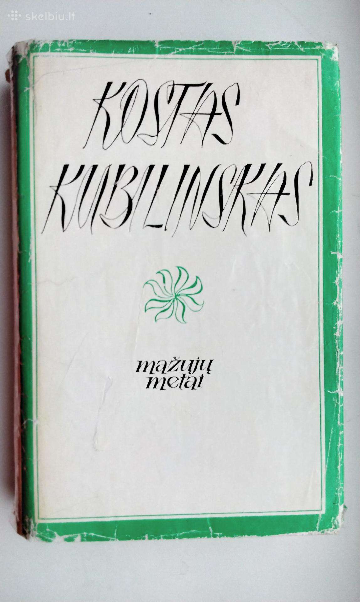 K. Kubilinskas. Mažųjų metai. 1972 m. leid.
