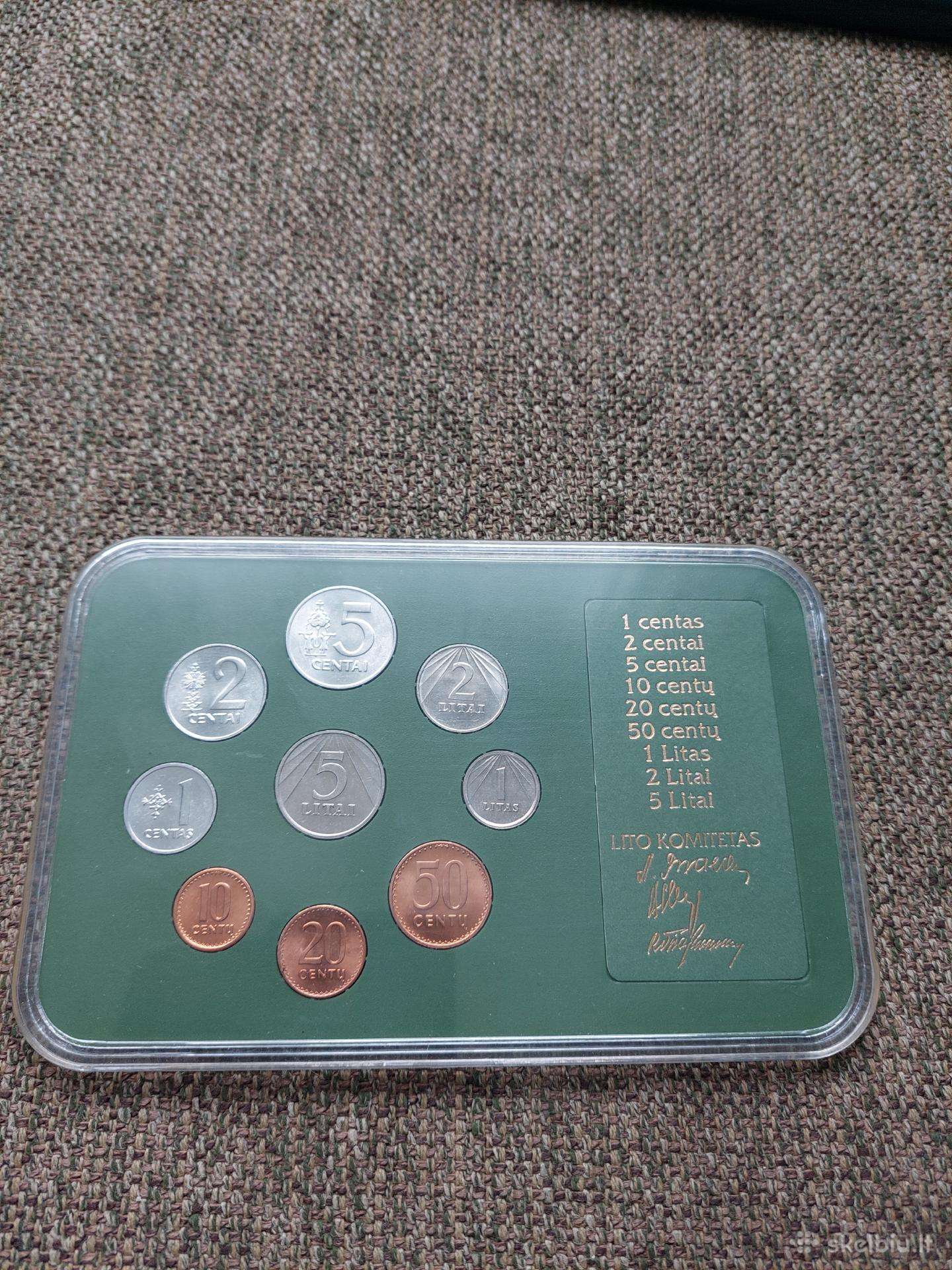 1991m. Monetų rinkinys