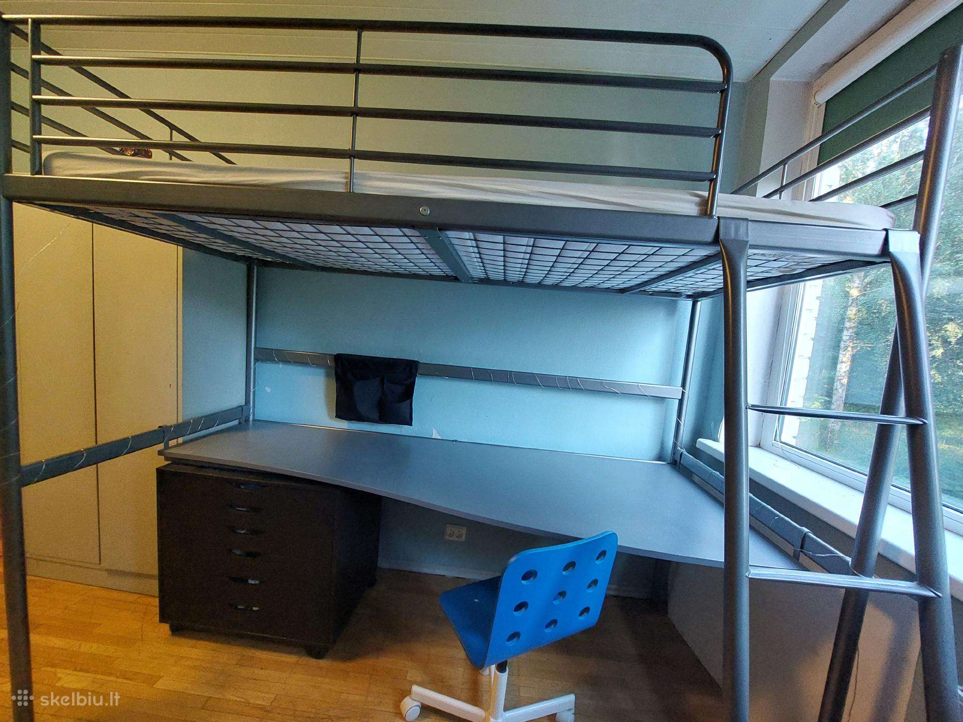 Dviaukštė Ikea lova su stalviršiu Antakalnyje