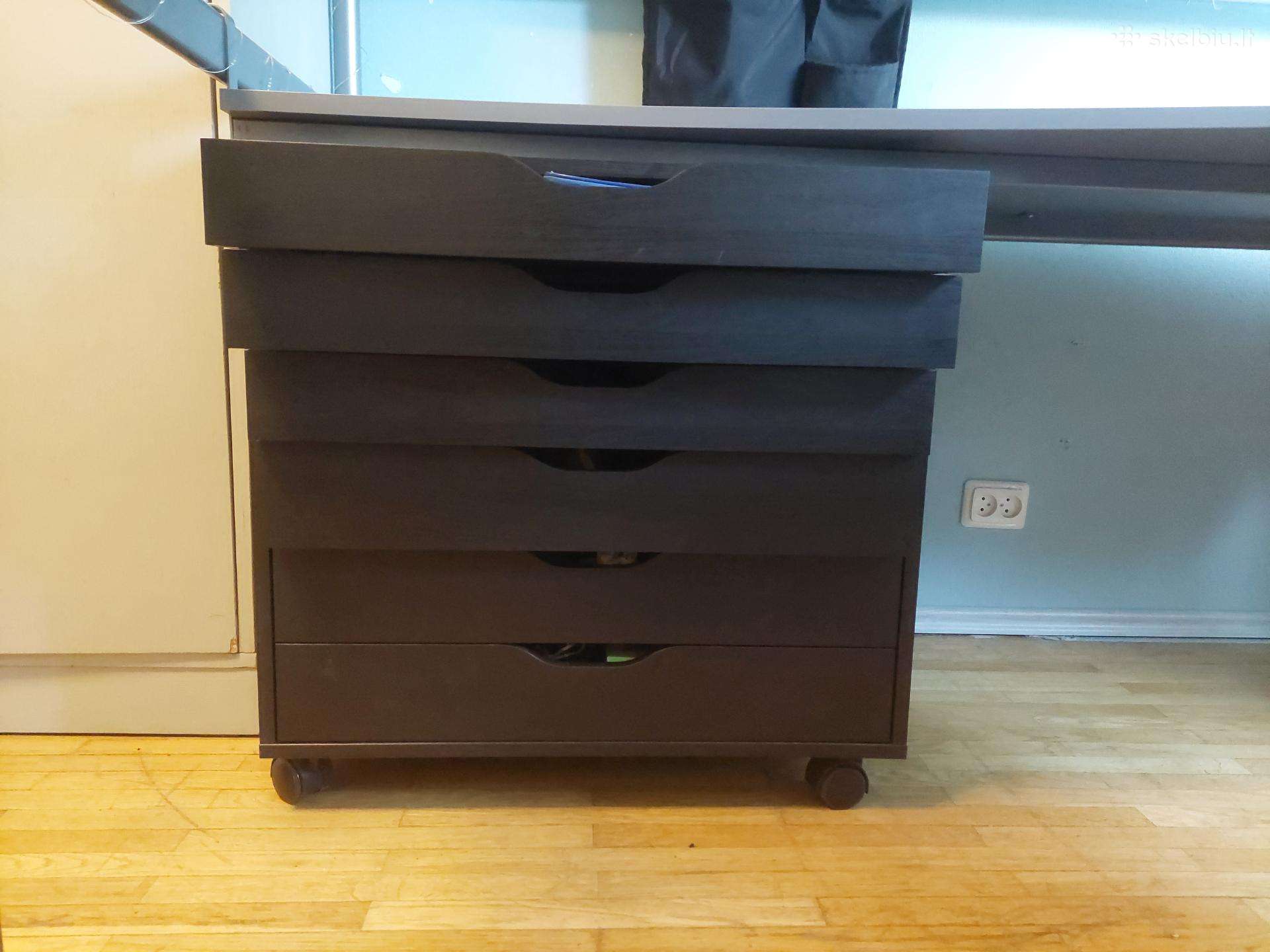 Ikea stalčių spintelė su ratukais Antakalnyje