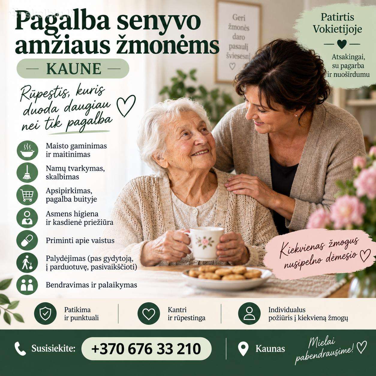 Pagalba senyvo amžiaus žmonėms