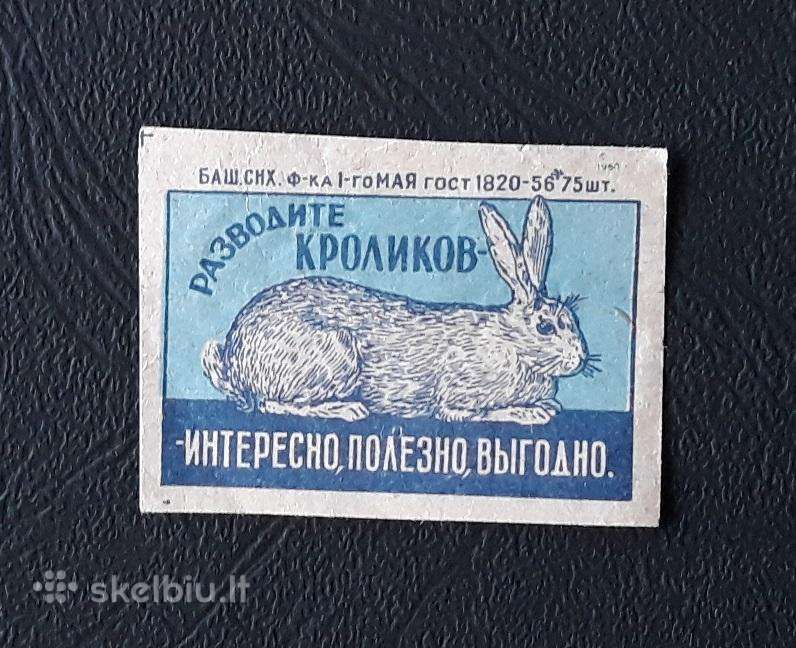 Degtukų etiketė 1960 Wildlife 050-3