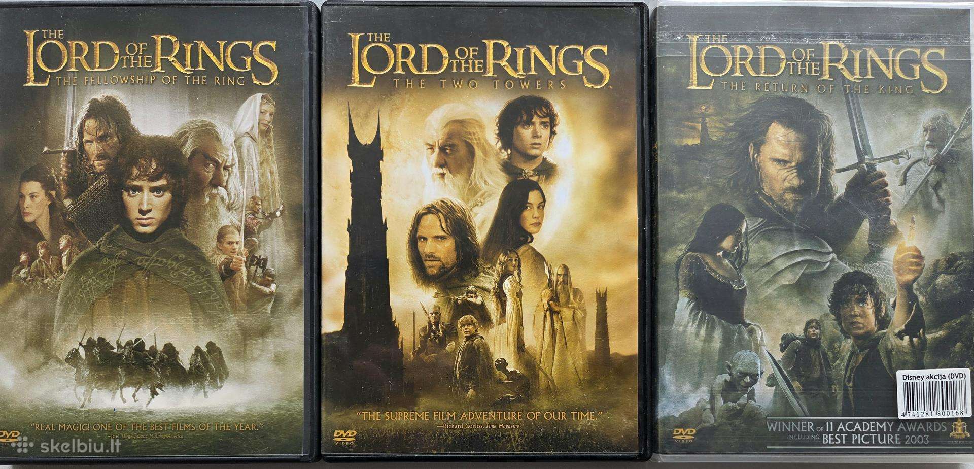 Kolekcinė Lord of the Rings Dvd trilogija