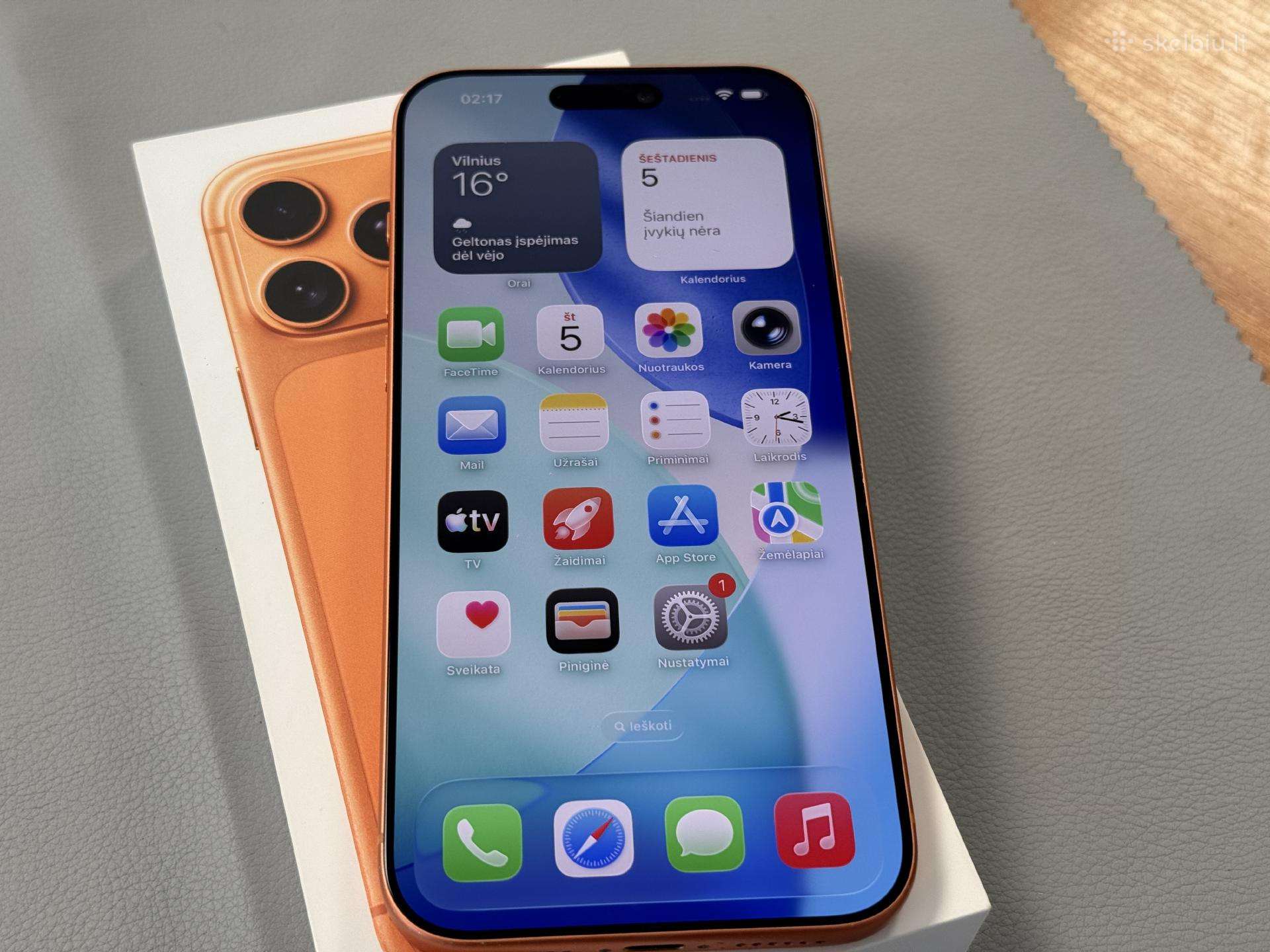 iPhone 17 Pro Max komplektas tik 150 krovimų