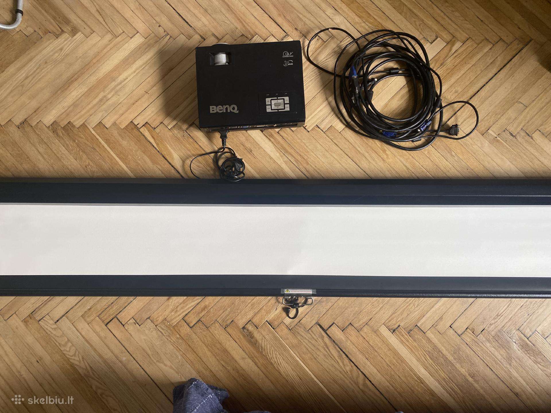Projektoriaus komplektas: Benq + 99" Elite Screen