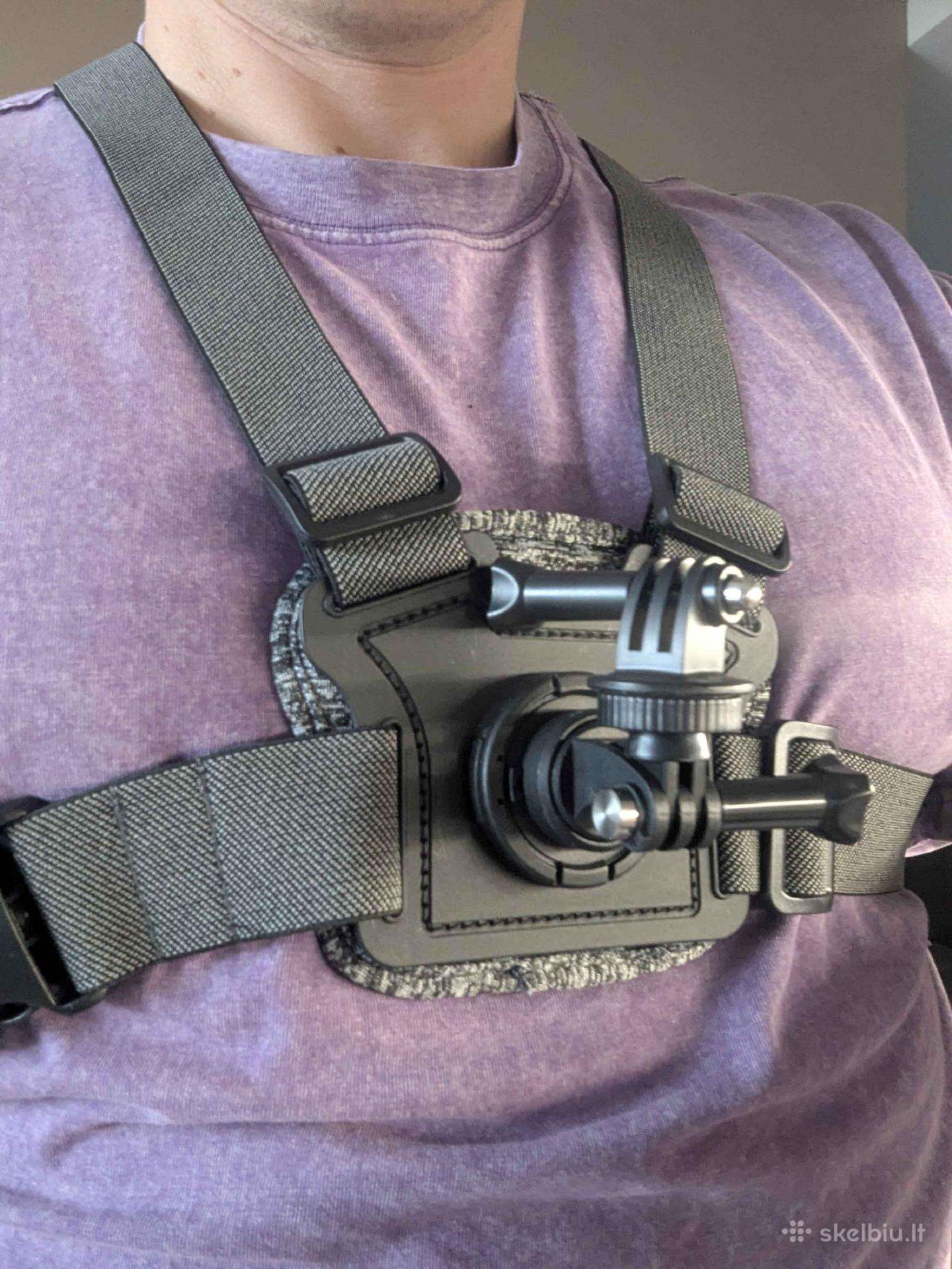 Gopro krūtinės laikiklis diržai veiksmo kamerai