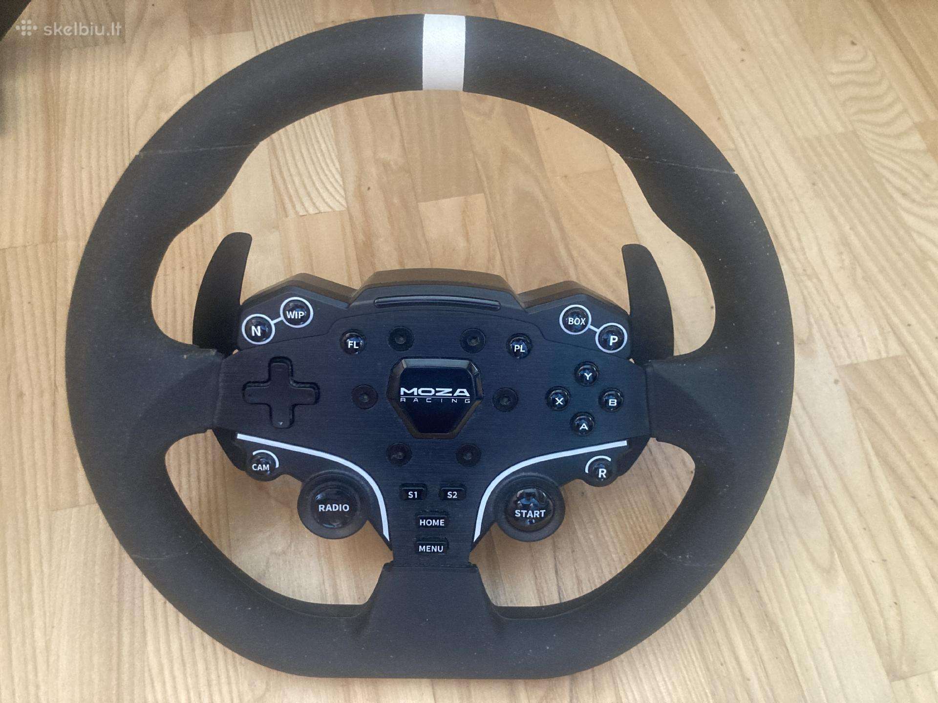 Moza R3 Racing Bundle, su papildoma sankaba