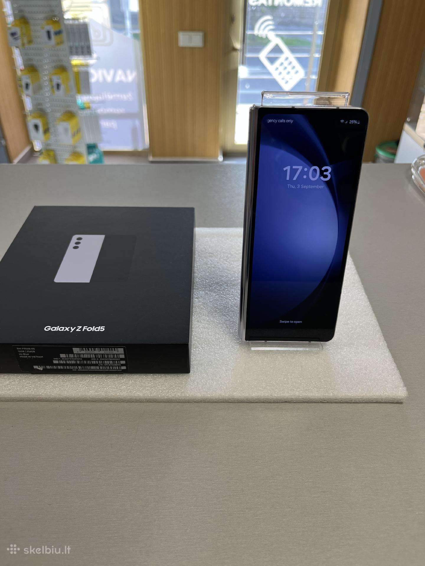 Parduodu idealios būklės samsung Z fold 5, 256gb