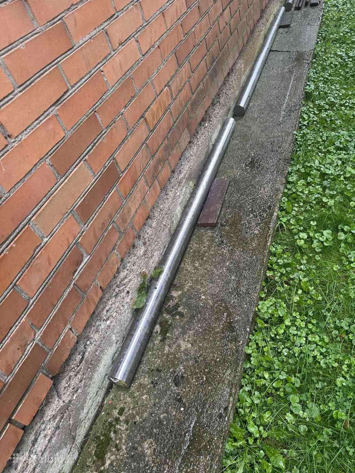 Nerūdijančio plieno strypas D80 L2000