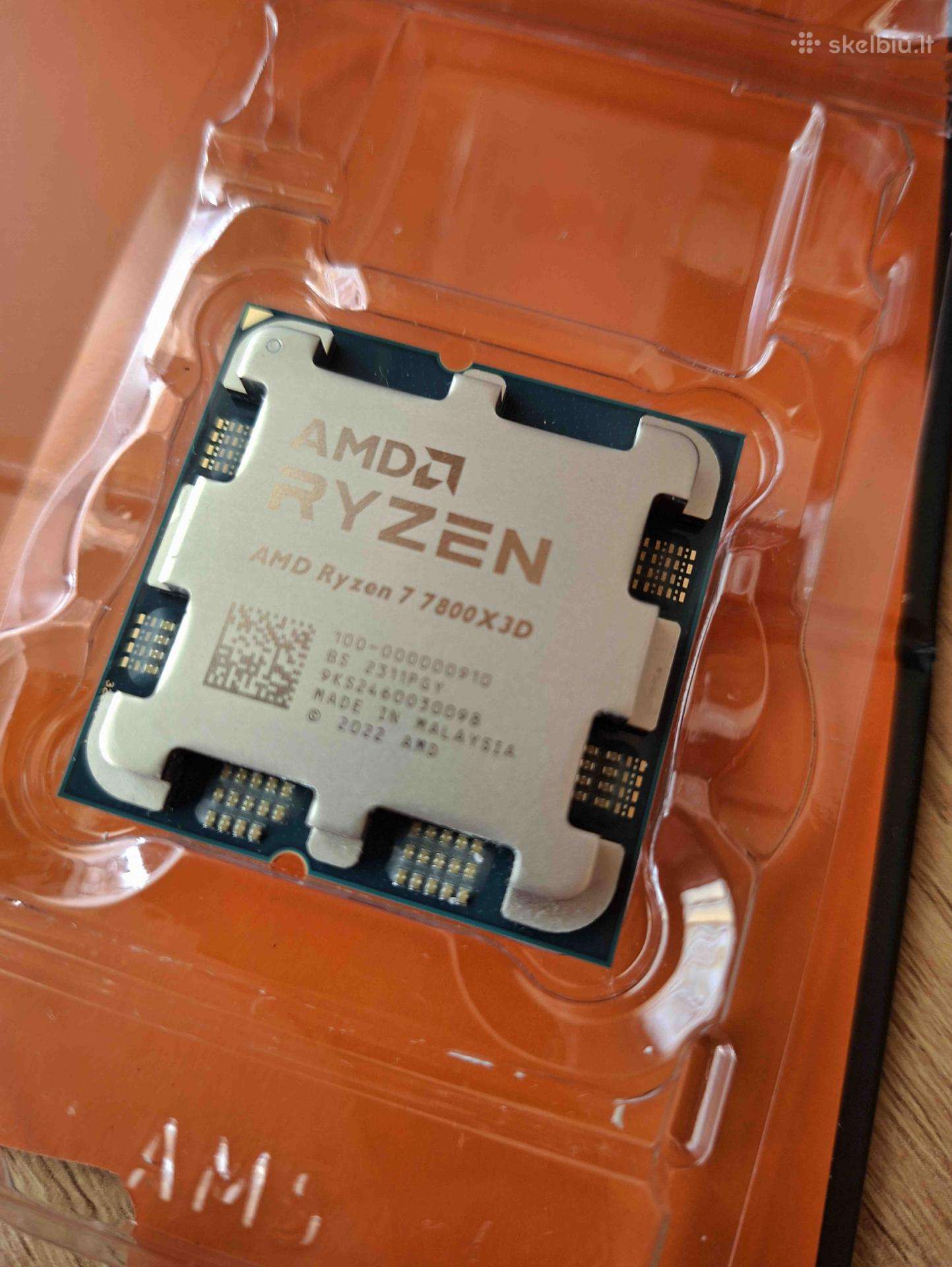 Procesorius Amd Ryzen 7 7800x3d