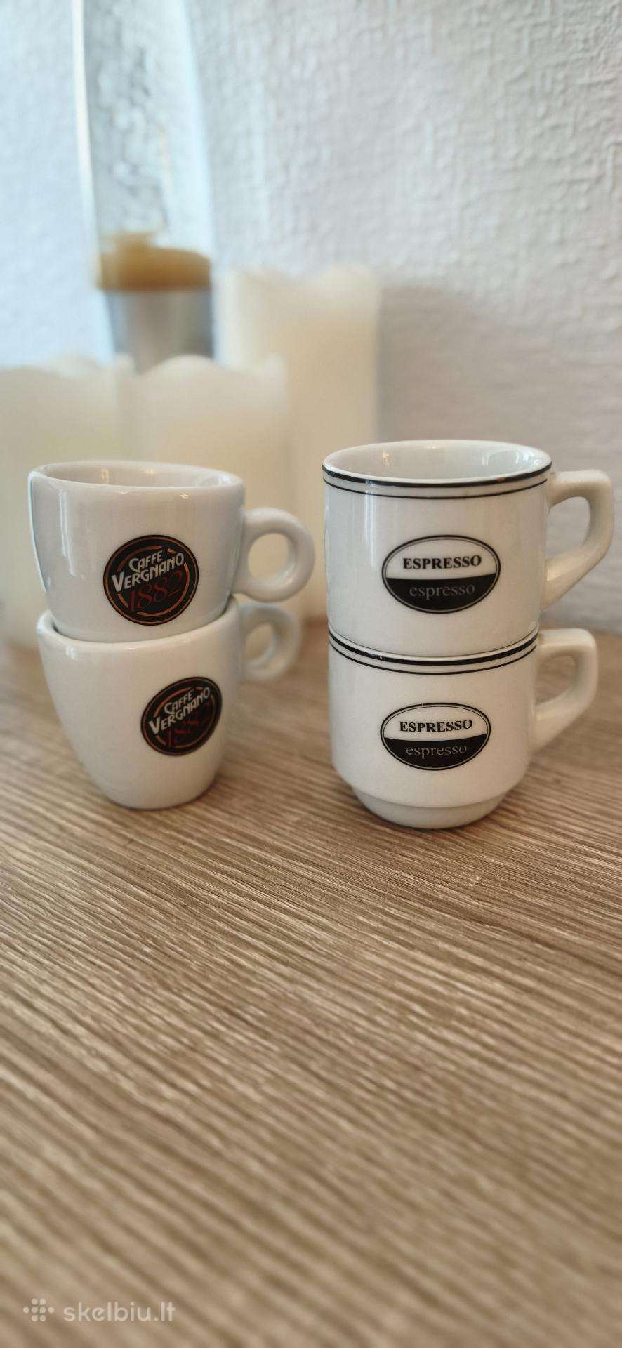 Espresso kavos puodeliai