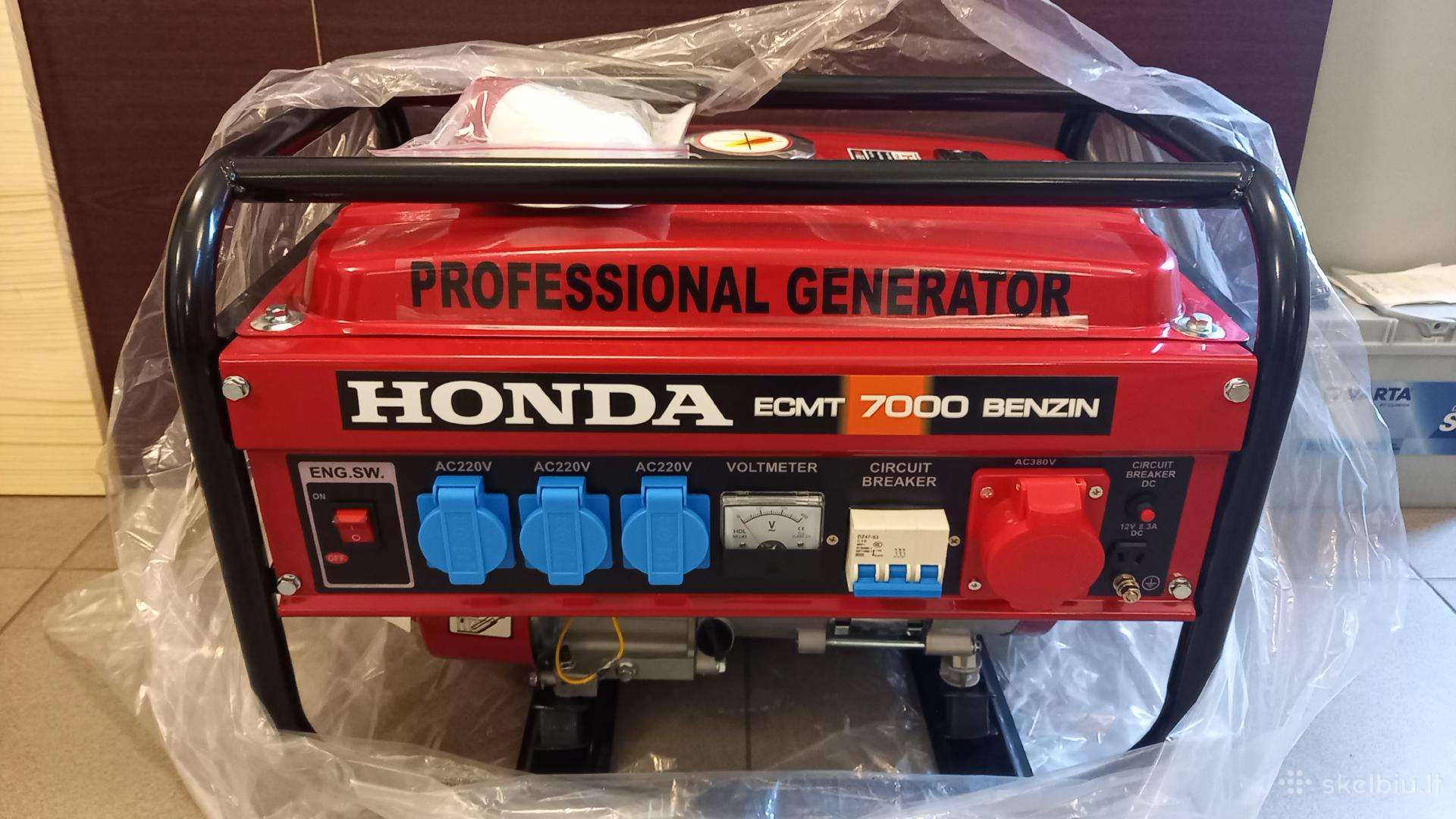 Benzininis Honda elektros generatorius 3500 w