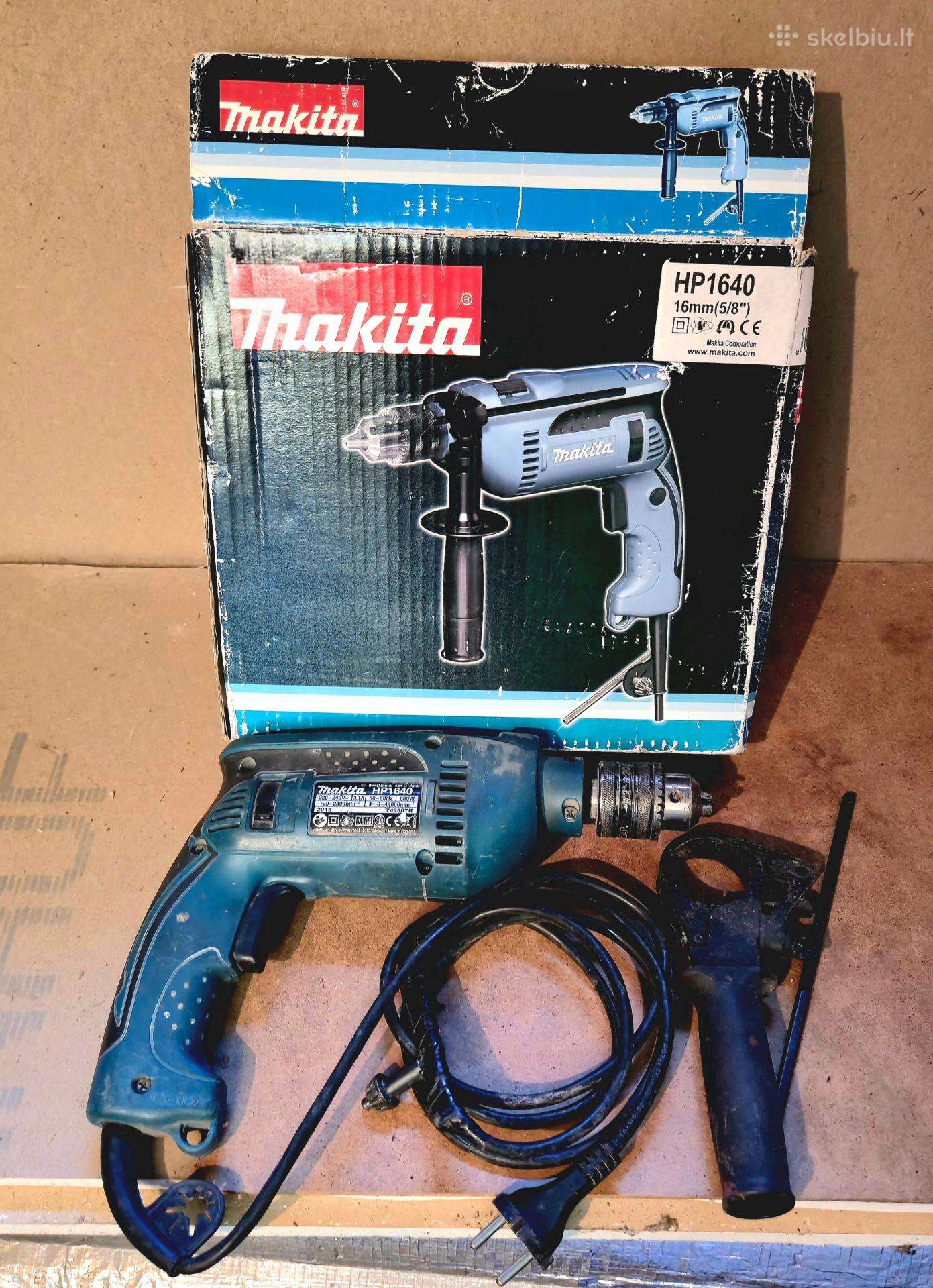 Makita Hp1640 Mažai naudota