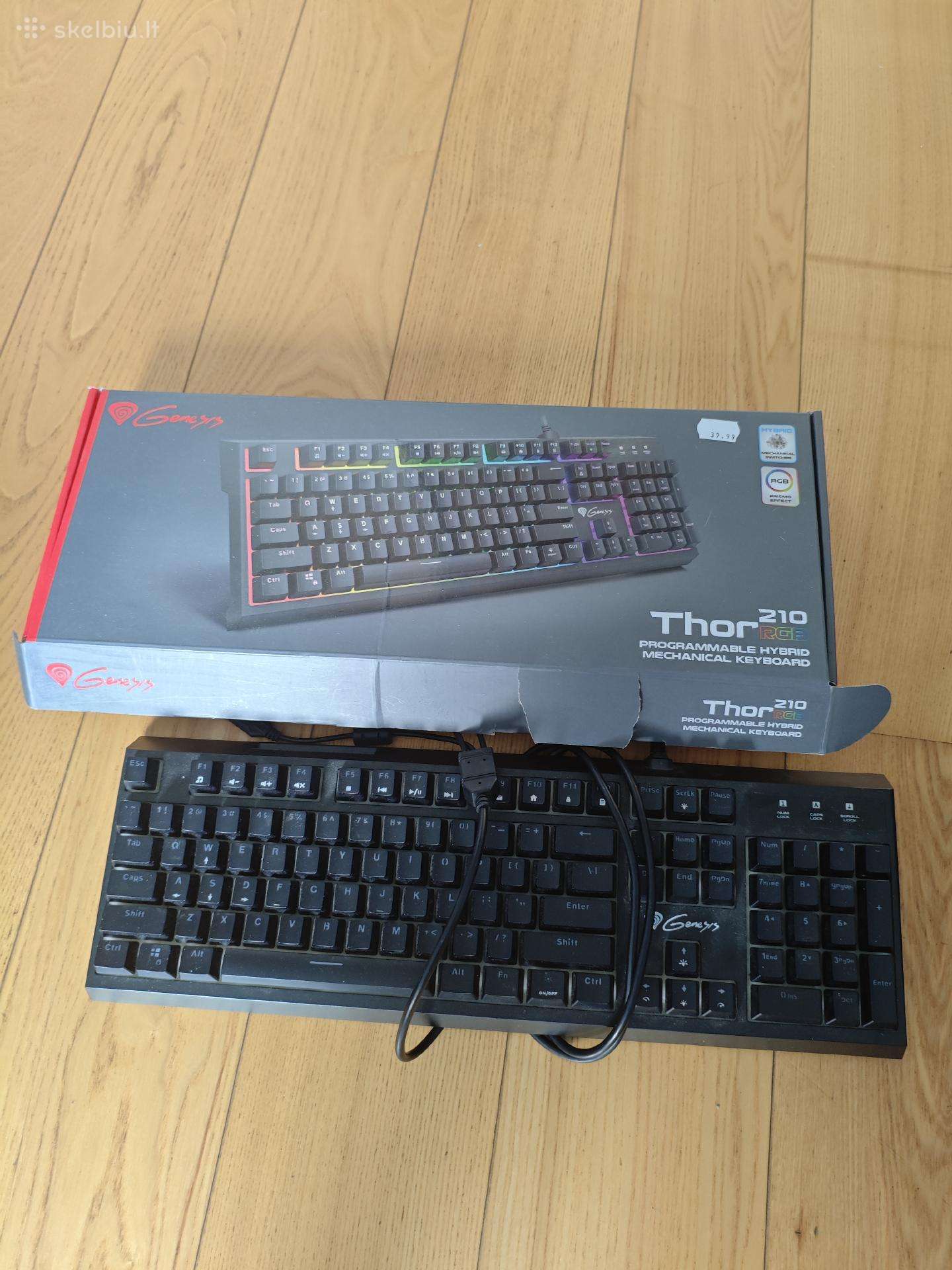Genesis Thor 210 Rgb hibridinė mechani