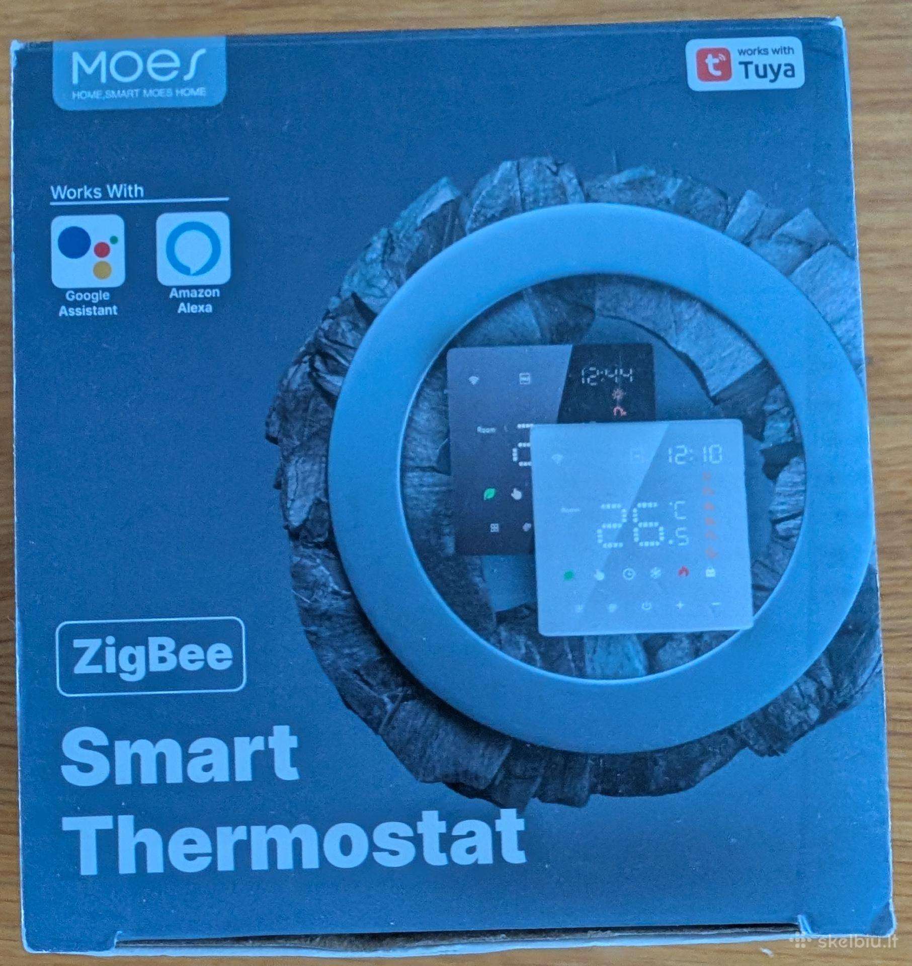 Moes Zigbee grindų šildymo termostatas 16a