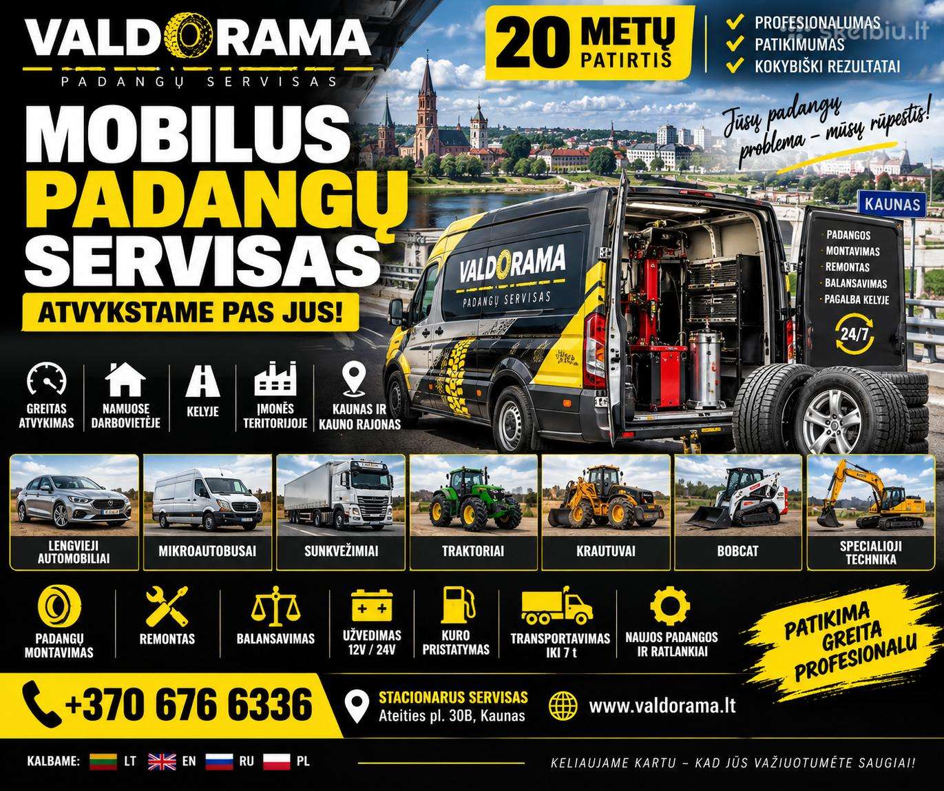 Mobilus Padangų Servisas Kaune