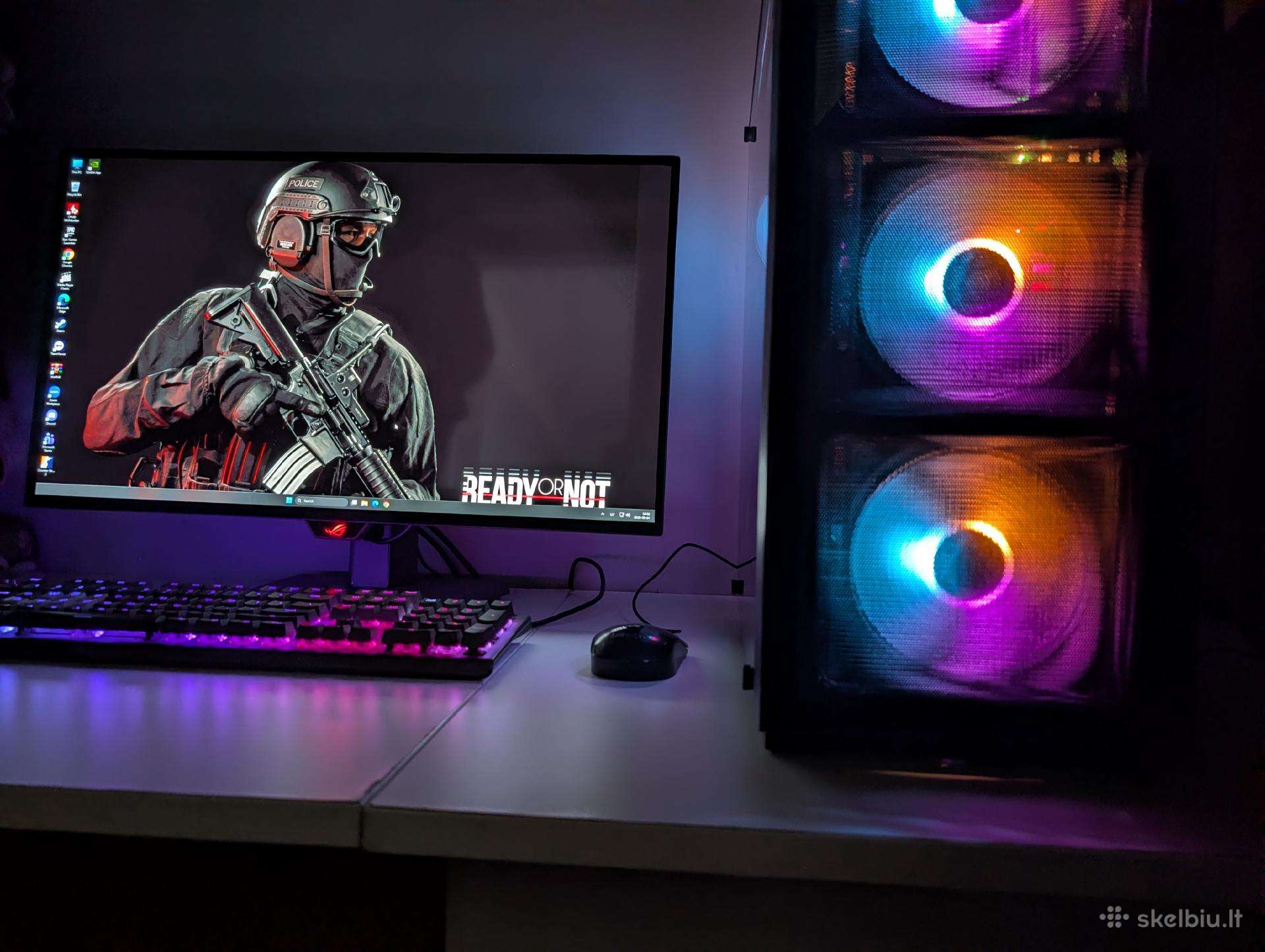 Žaidimų-mokslų Pc komplektas I5 6600k,16gb,1060