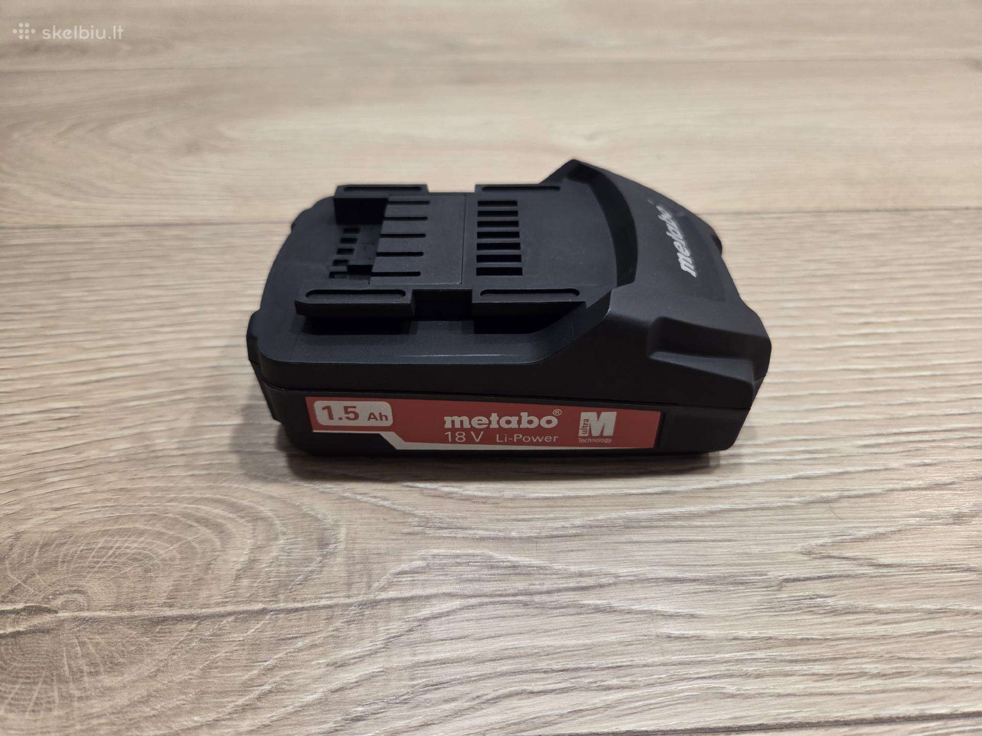 Metabo 18 V 1,5 Ah Li-ion Power akumuliatorius