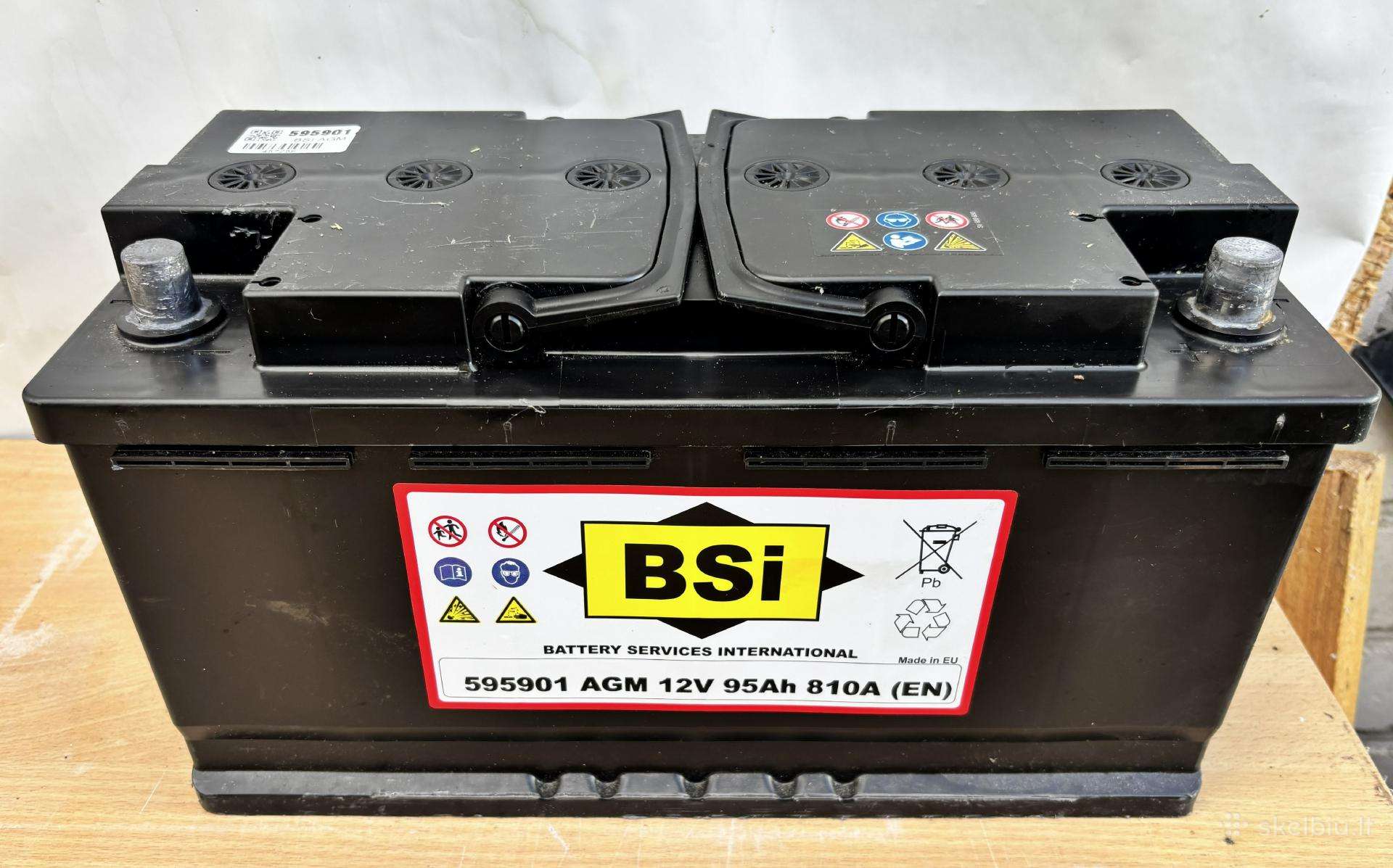 Agm Akumuliatorius bsi 95ah 850a