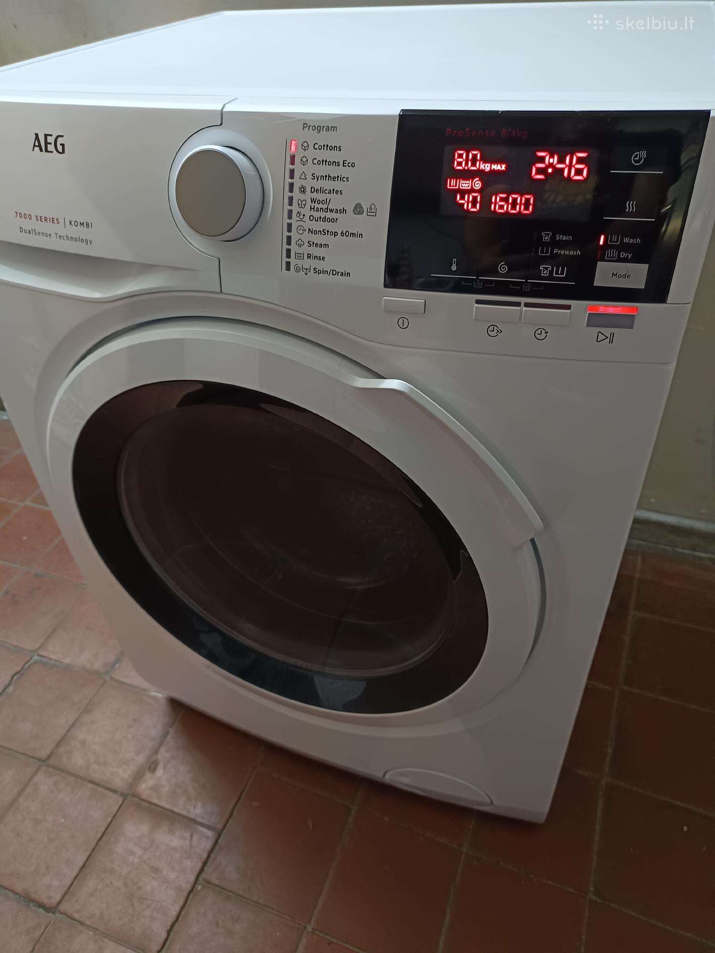 Aeg 6000serijos 8-9 kg su garantija