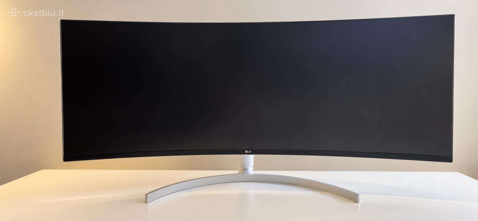 LG 38wk95c 37,5" Ultrawide lenktas Ips monitorius