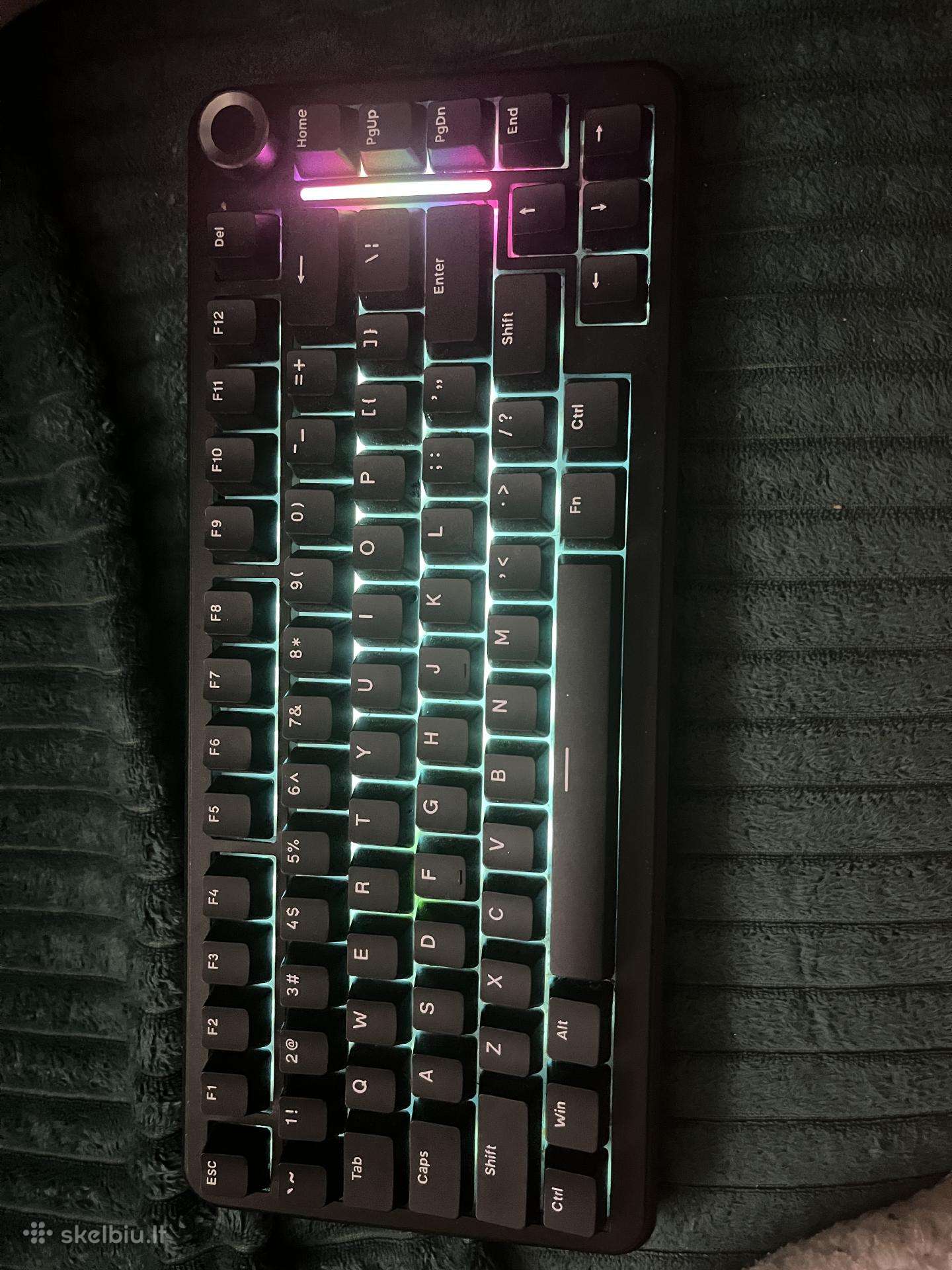 Freewolf f75 hot swap klaviatūra