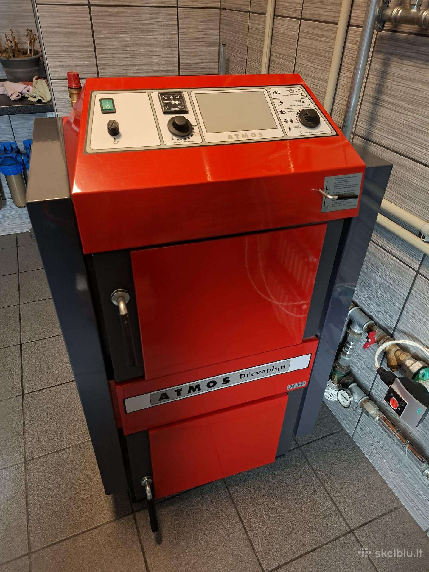 Parduodamas naud. kiet kuro katilas Atmos Dc 18 S