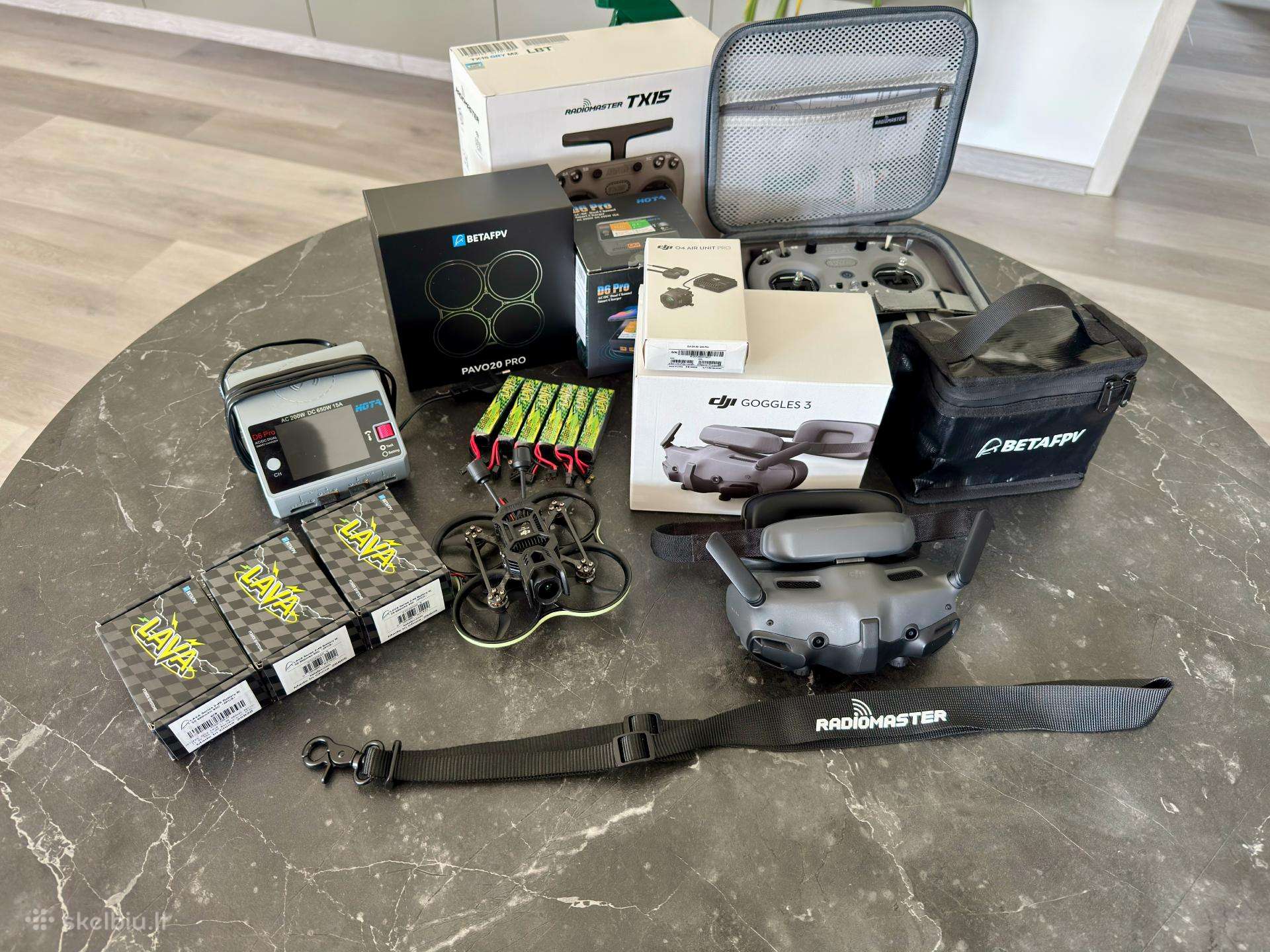 Pilnas Fpv drono komplektas
