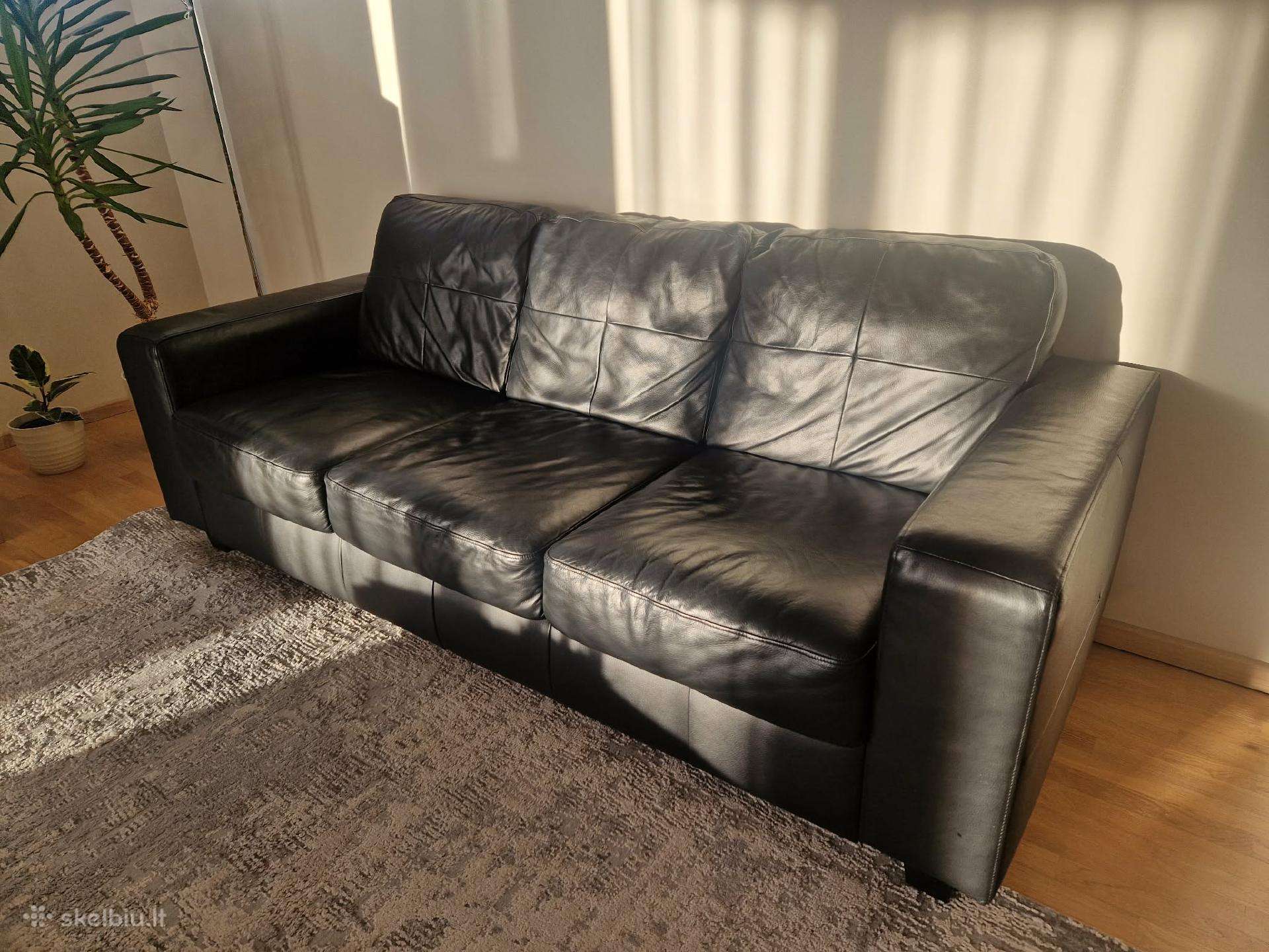 Naudota odinė sofa