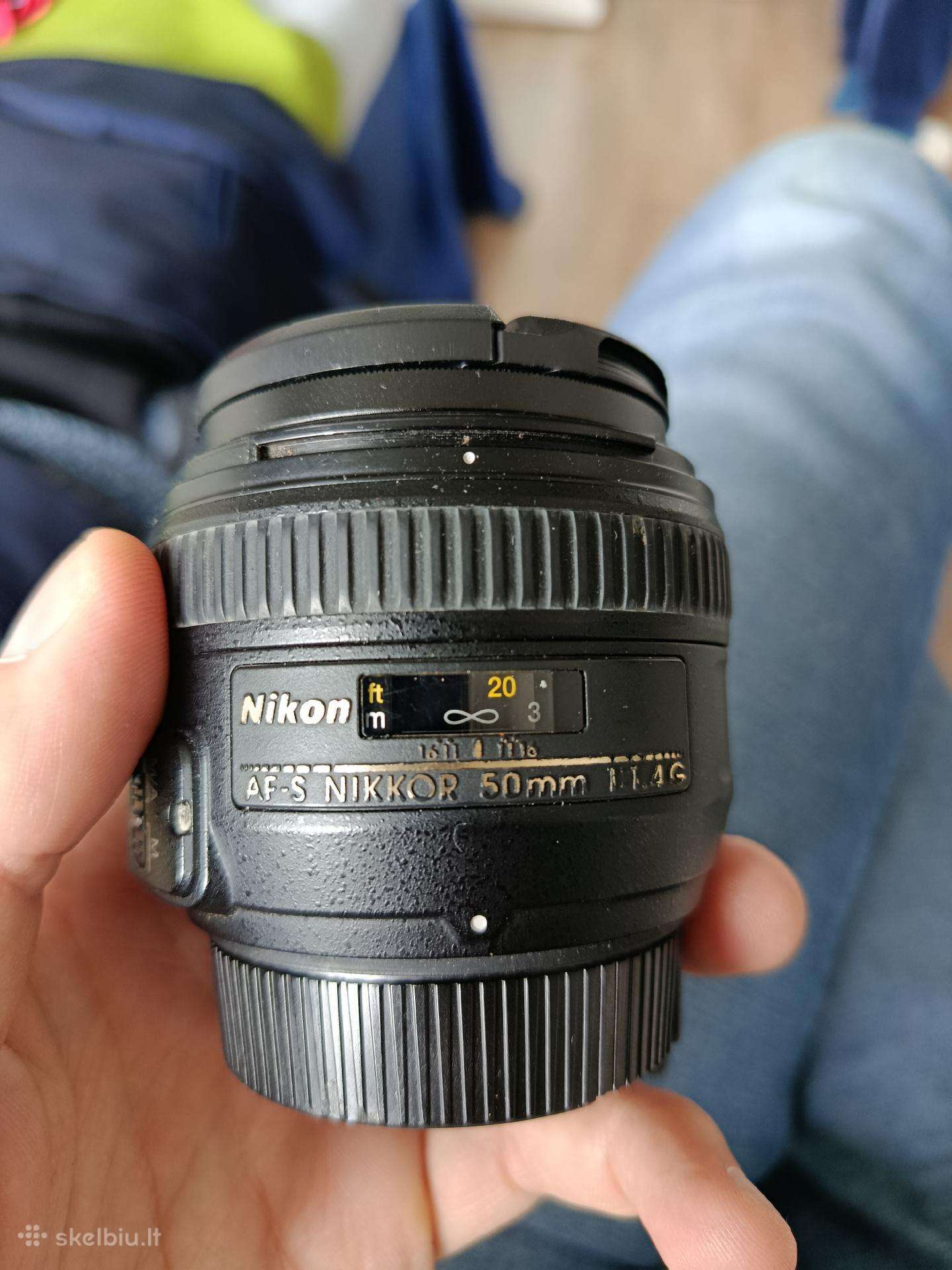 Nikkor 50mm 1.4G (neveikia Af)