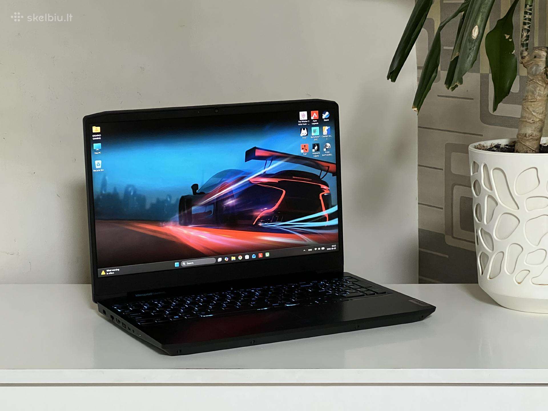 Parduodamas Ideapad Gaming su Gtx 1650, Ryzen 5.