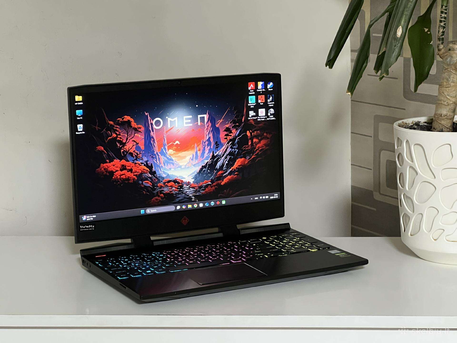 Parduodamas Hp Omen su Gtx 1650, I5-9k, 144hz.