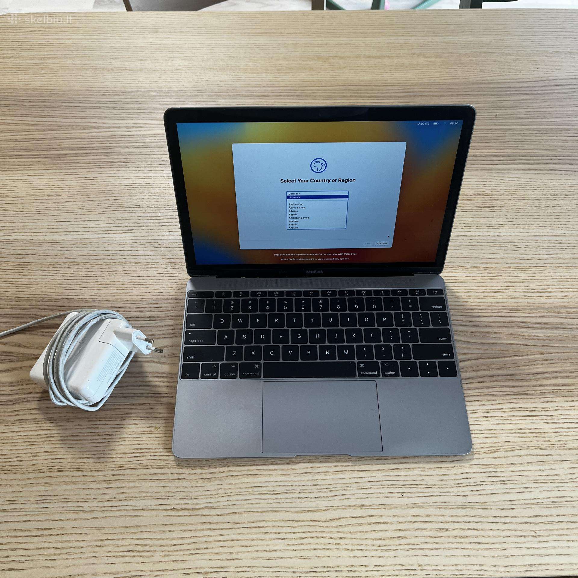 MacBook 12-inch Retina 8gb 2017m. kompiuteris