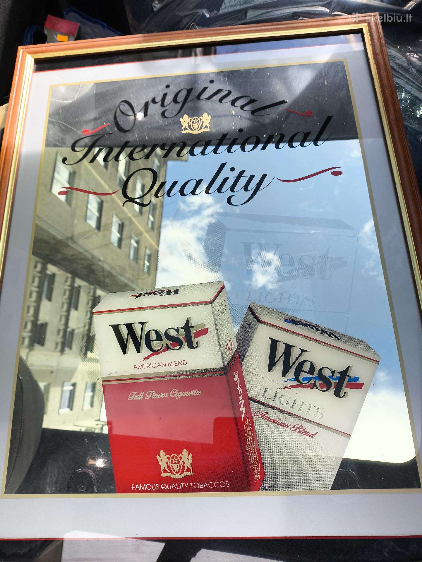 Vintažinis "West" veidrodis