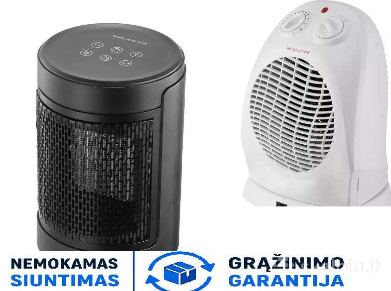 Šildytuvas - ventiliatorius elektrinis keraminis