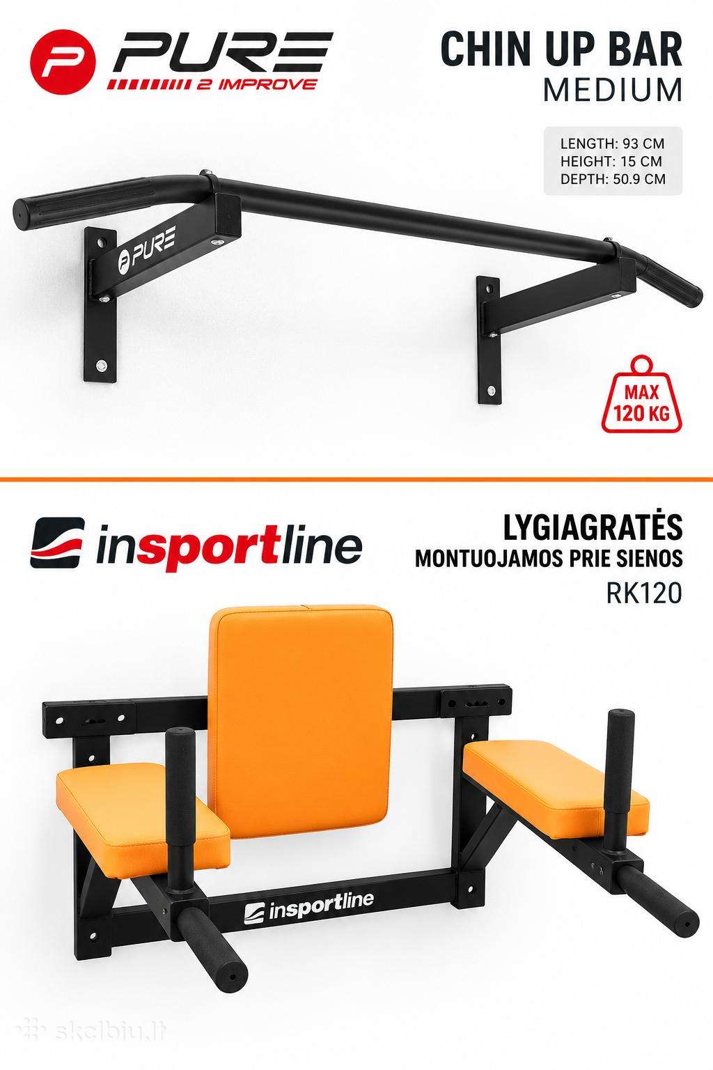 Naujas turnikas + lygiagretės insportline Rk120