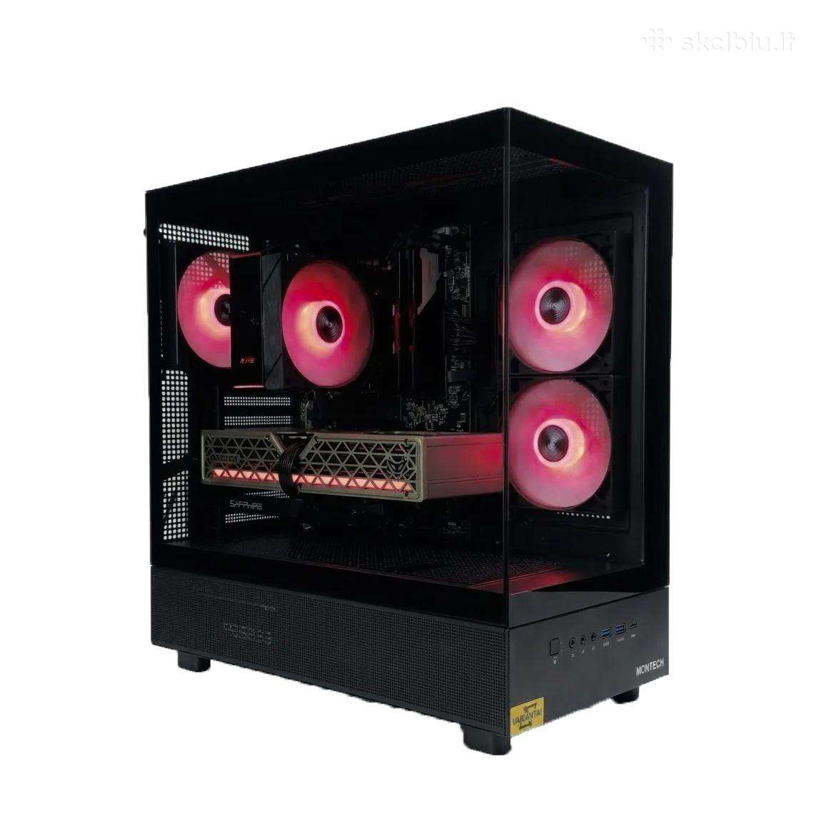 Kompiuteris 7800x3d + Rx 9060 XT 16gb 32gb Ddr5