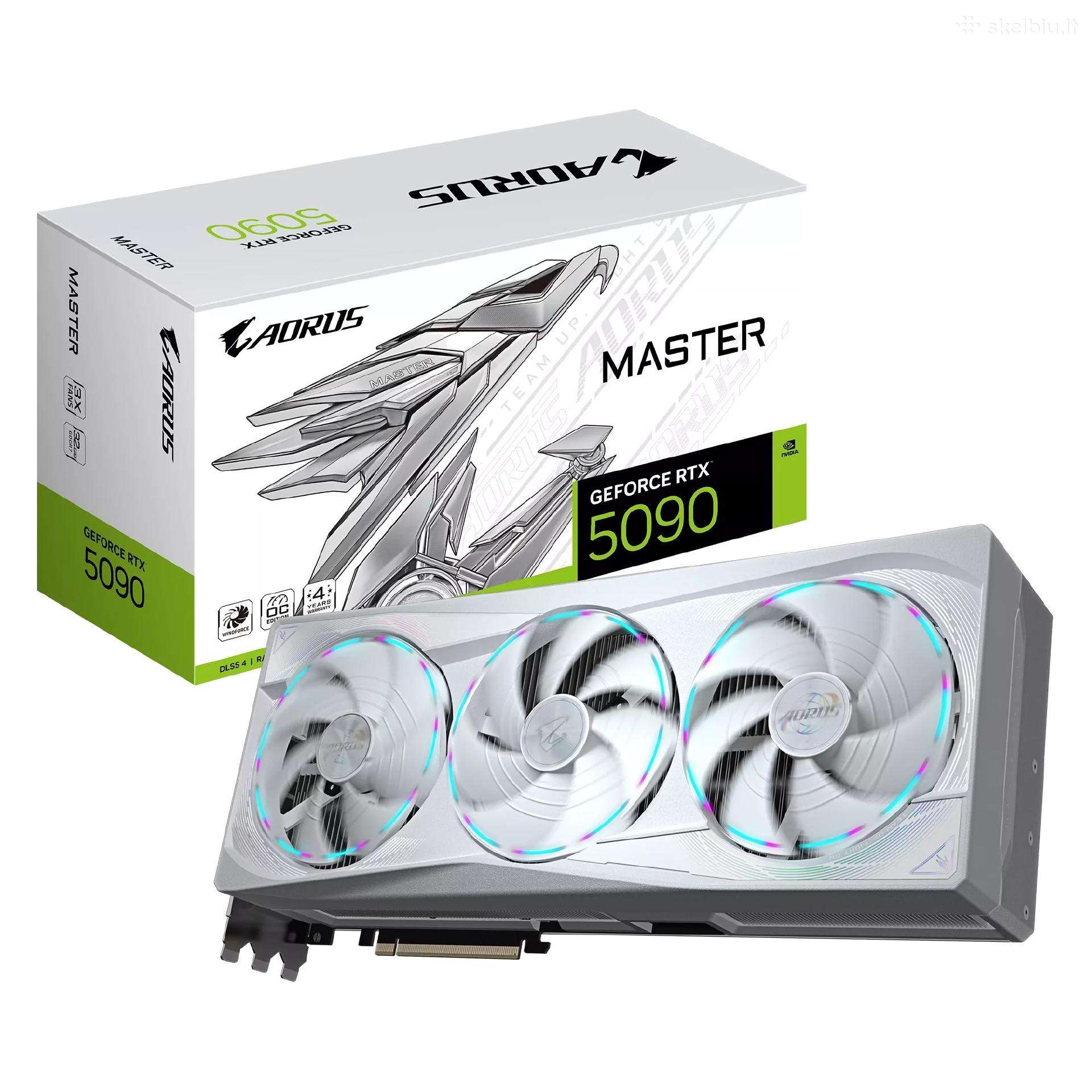 Rtx 5090 32gb Gddr7 Gigabyte – nauja, garantija