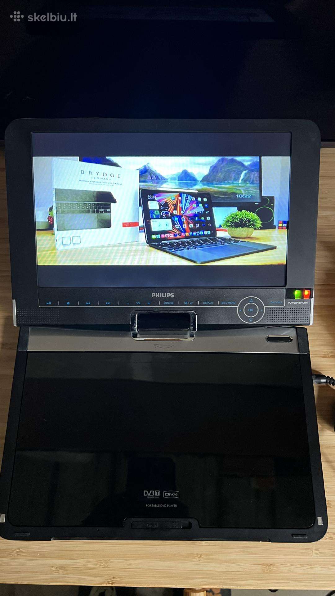 Philips Pet1046/12 – nešiojamasis Dvd grotuvas
