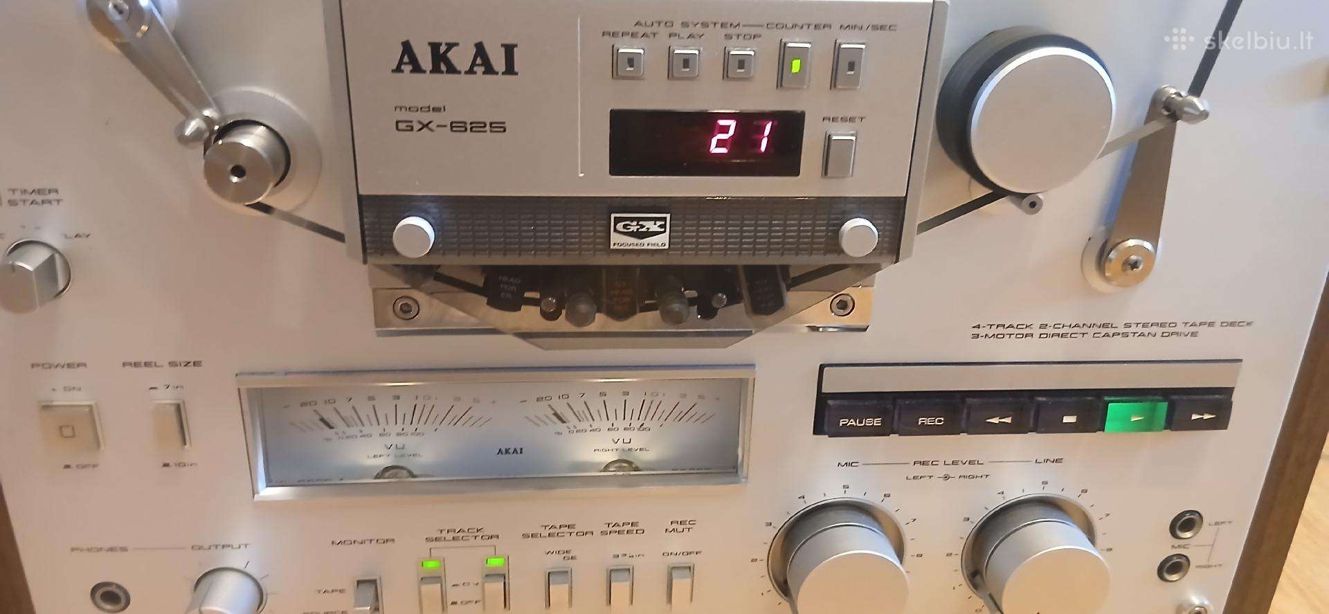 Juostinis Akai GX 625 D magnetofonas