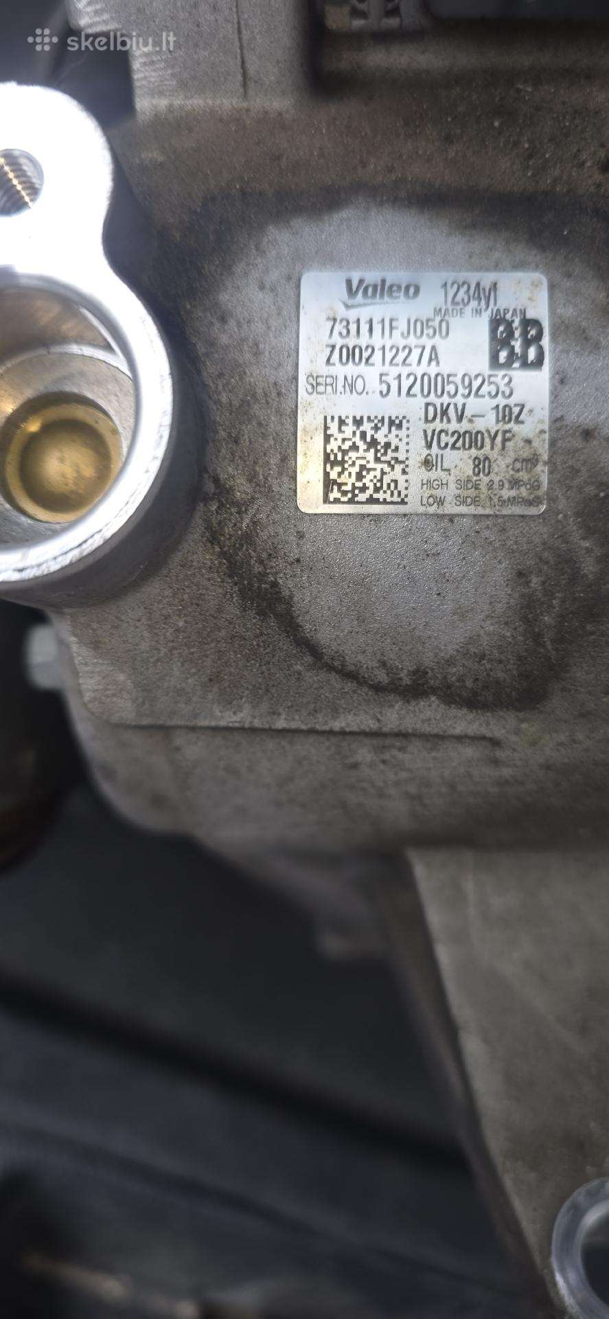Subaru kond kompresorius Valeo 73111fj050