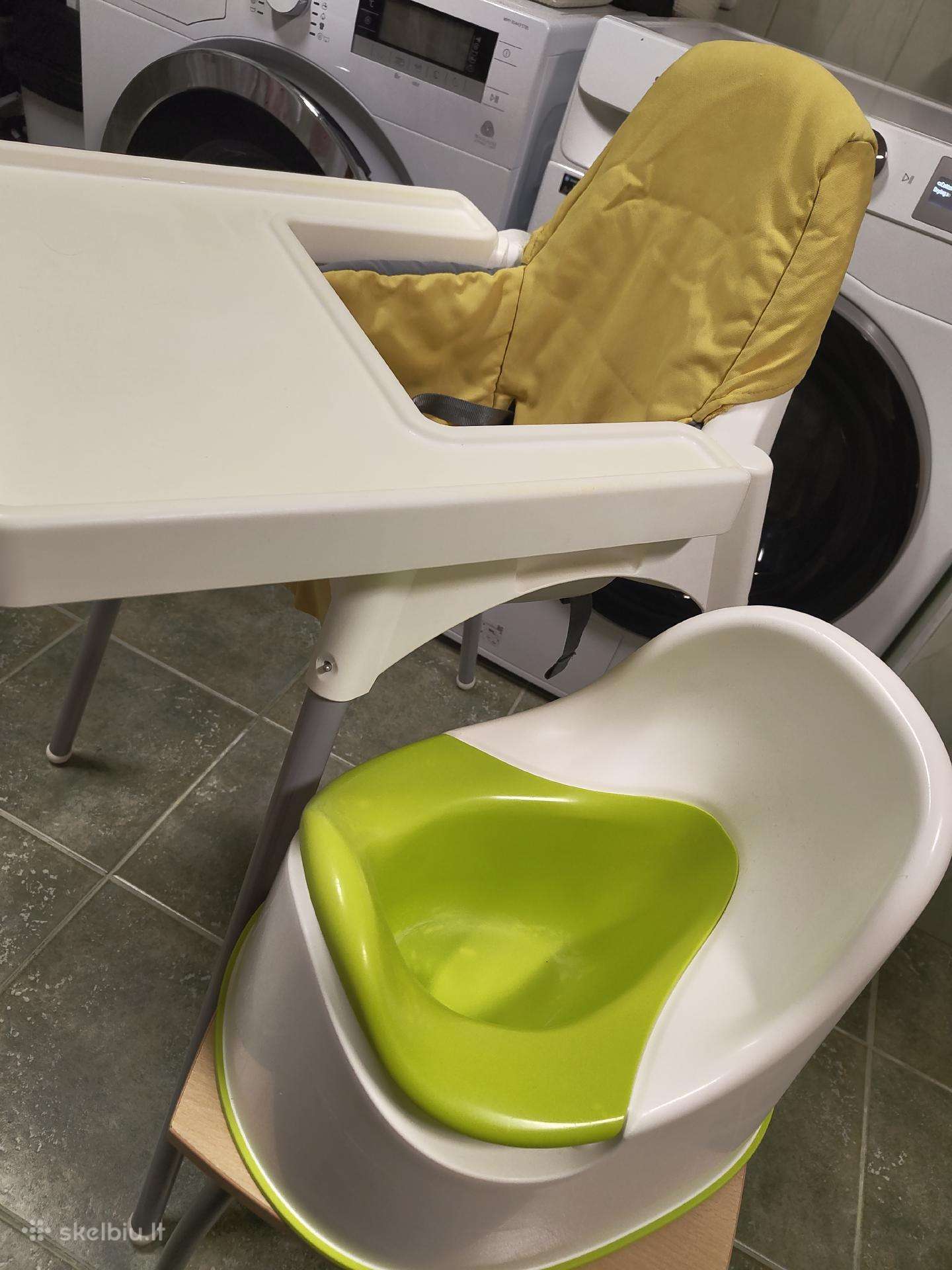 Ikea maitinimo kėdutė ir naktipuodis