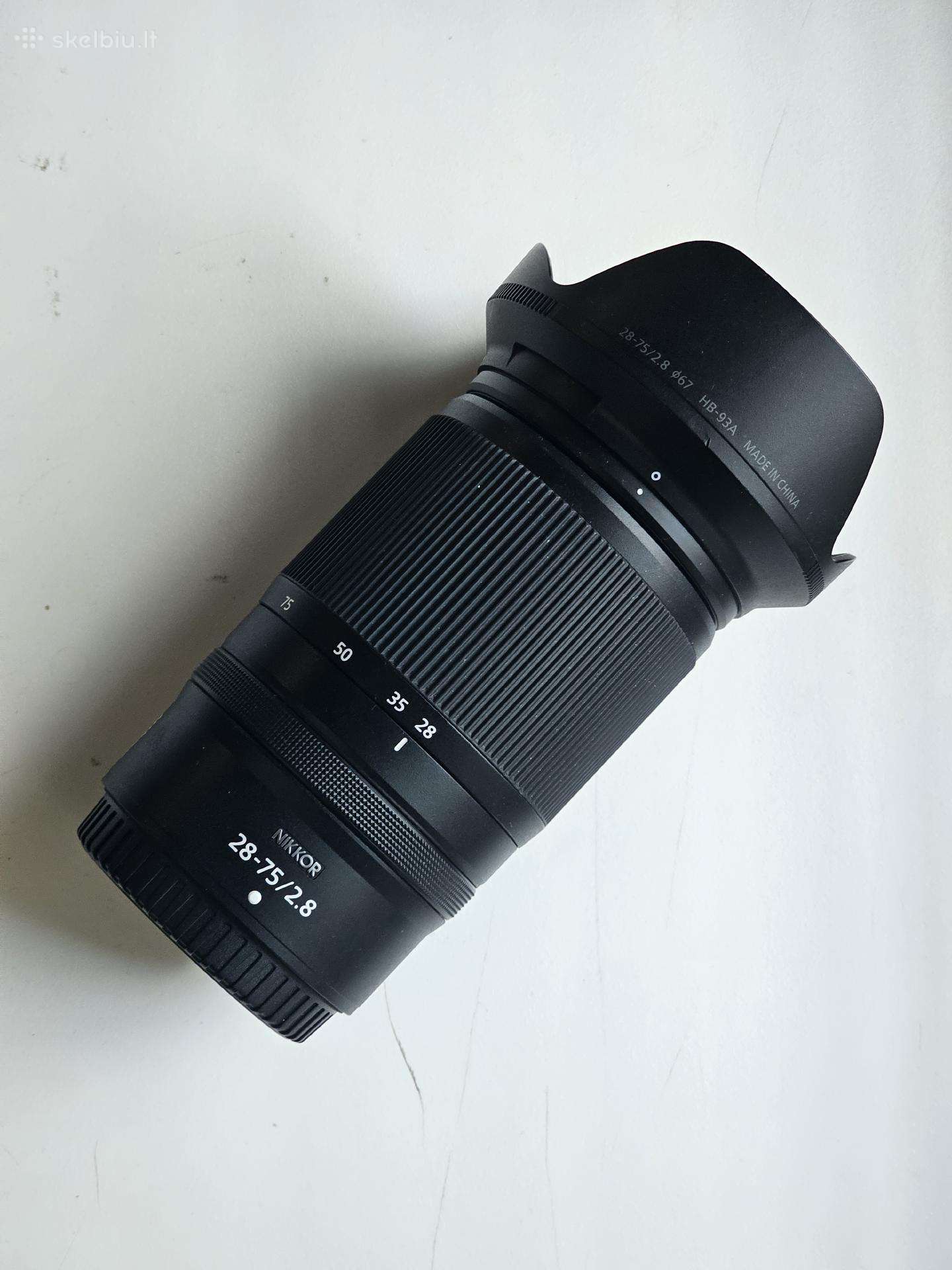 Naudotas Nikkor Z 28-75mm f2.8