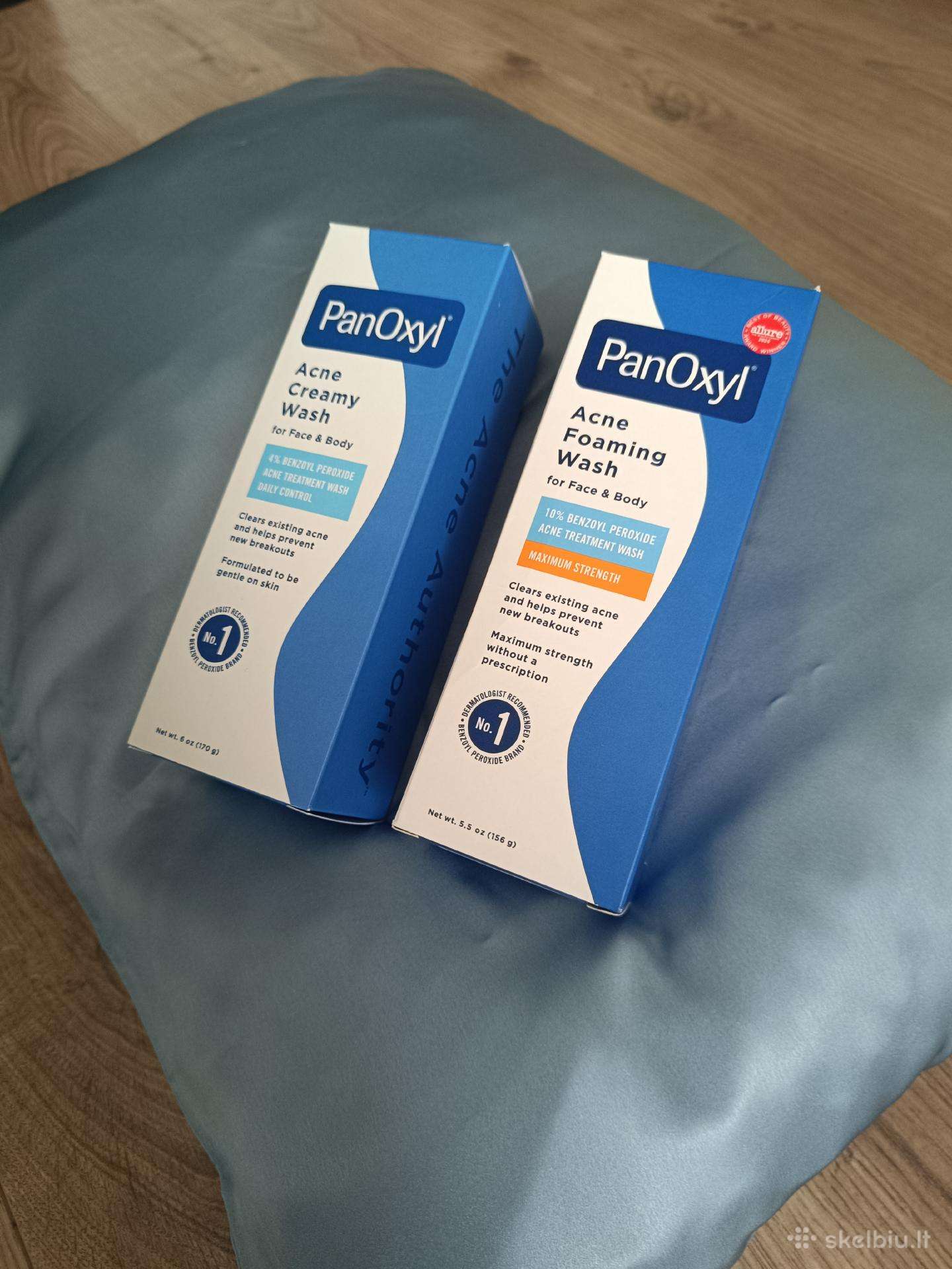 Panoxyl 10 proc ir 4 proc, pirktas JAV